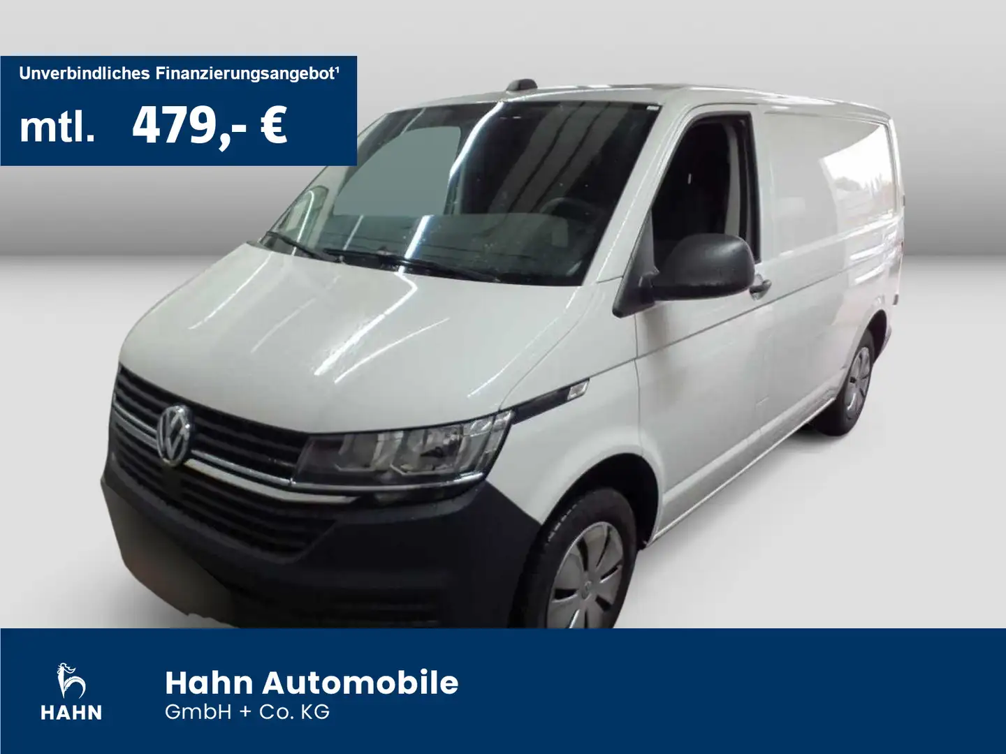 Volkswagen Transporter T6.1 2.0TDI DSG Kasten KR Klima APP Weiß - 1
