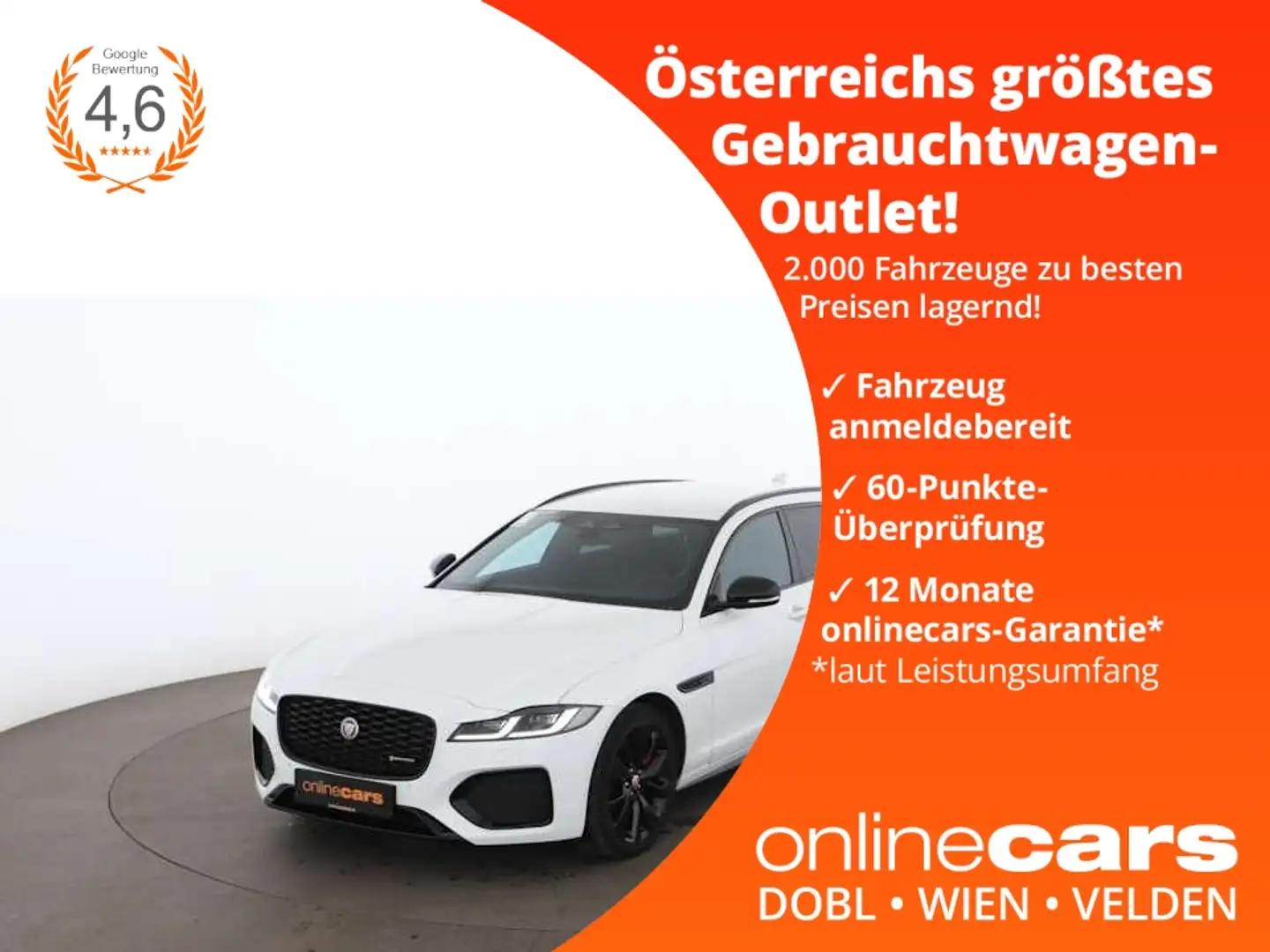 Jaguar XF D200 SB R-Dynamic Black AWD Aut LED AHK LEDER Bílá - 1