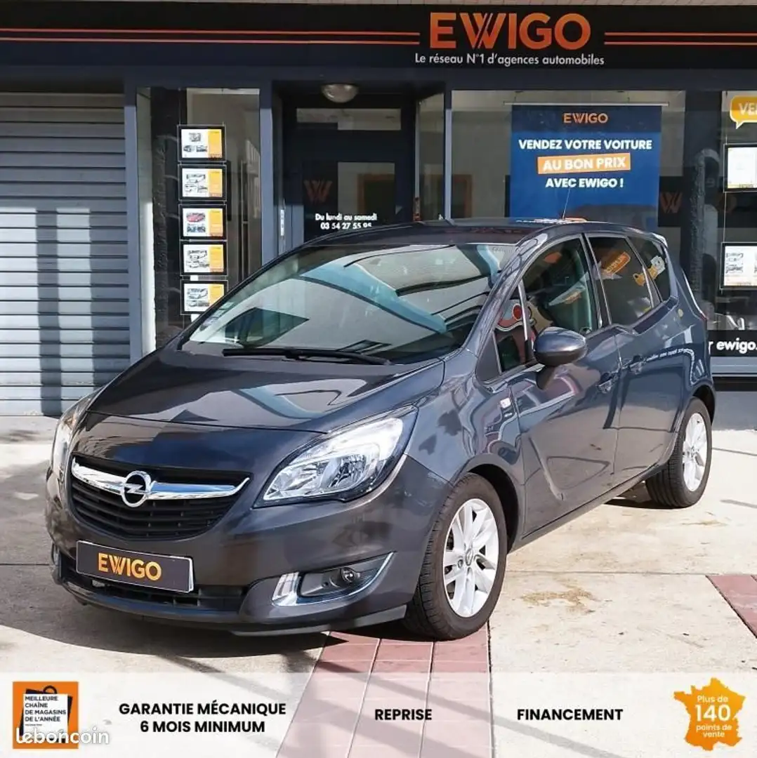 Opel Meriva 1.4 TWINPORT 100CH DRIVE GARANTIE 6 à 36 MOIS Gris - 1