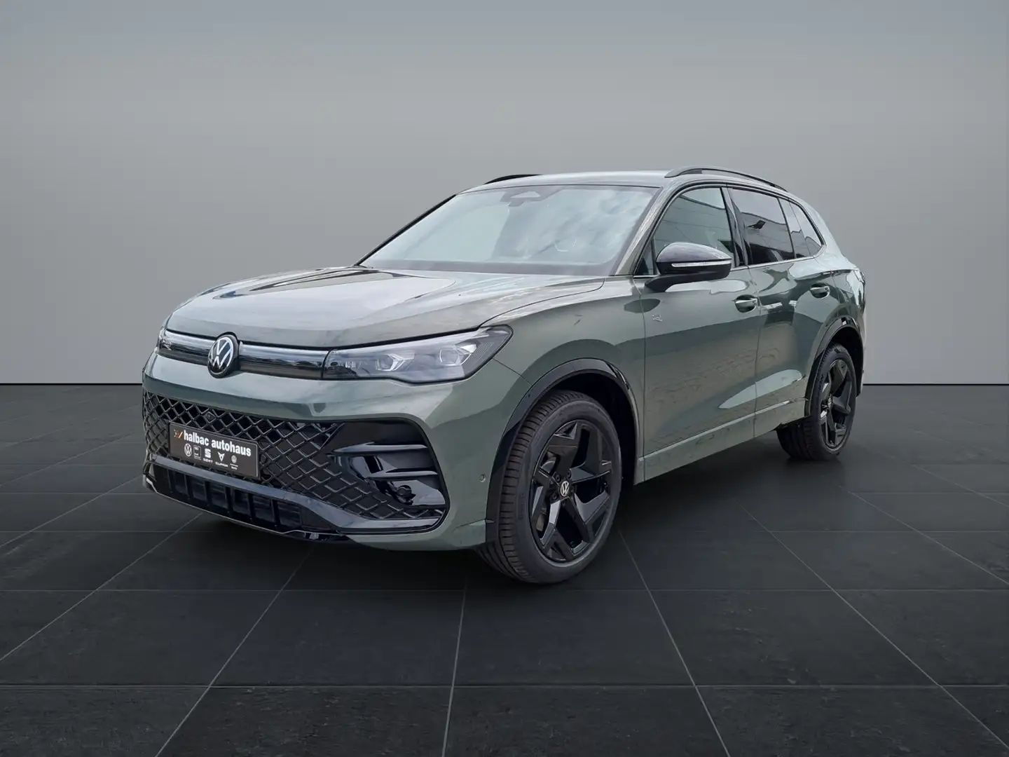 Volkswagen Tiguan 2.0 TDI DSG R-Line+AHK+MATRIX+NAVI+BLACKSTYLE+WR Grün - 2