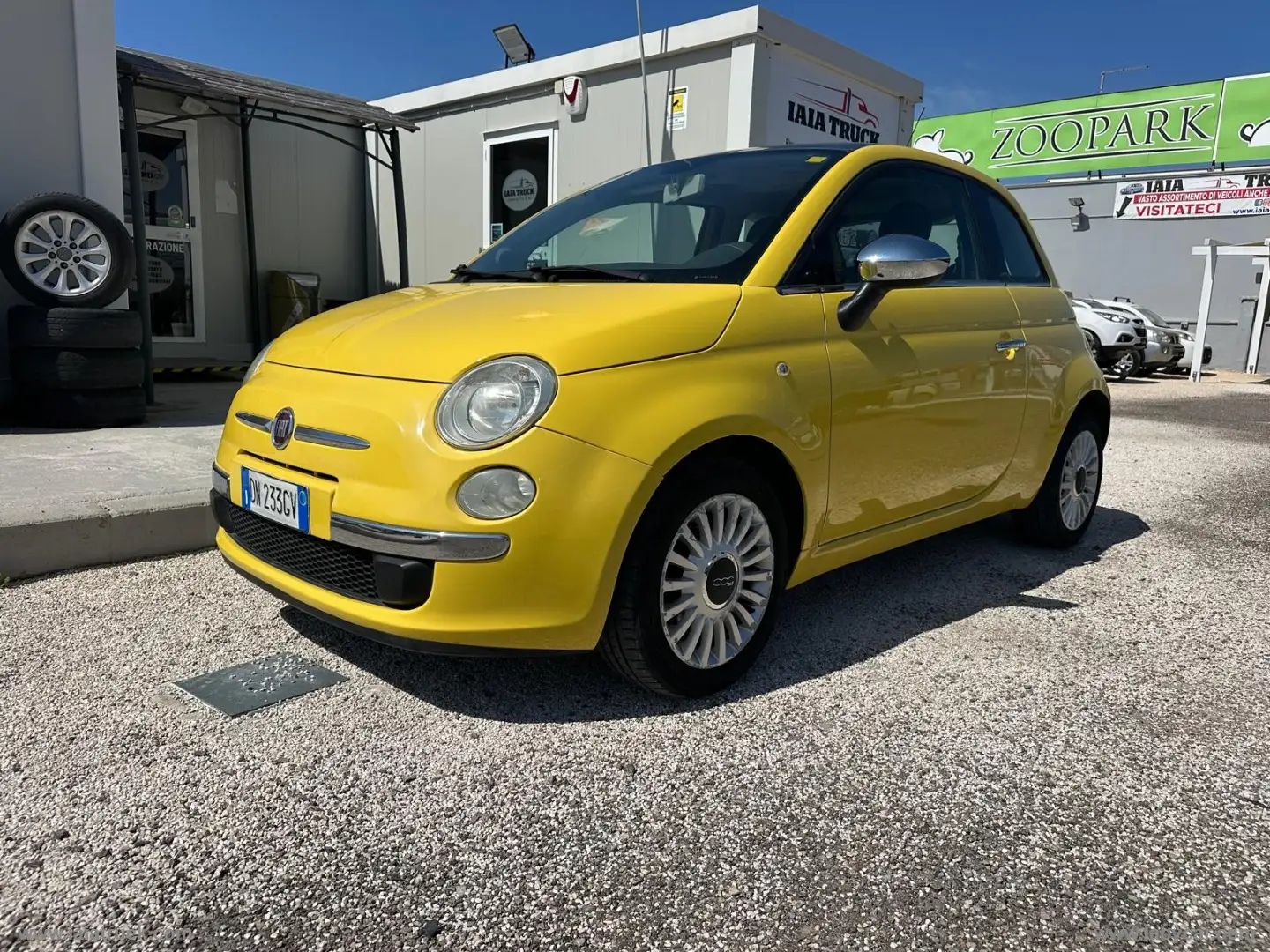Fiat 500 1.2 Geel - 1