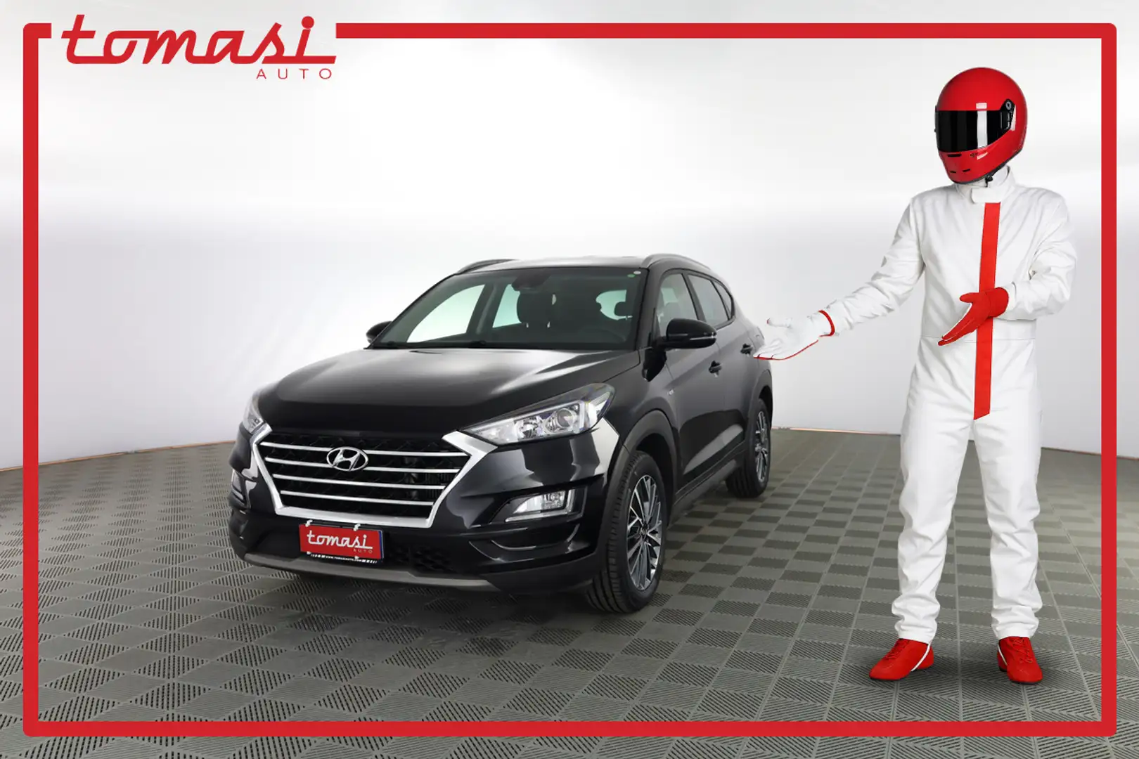 Hyundai TUCSON HYUNDAI Tucson 1.6 CRDi 136CV 48V DCT XLine Nero - 1