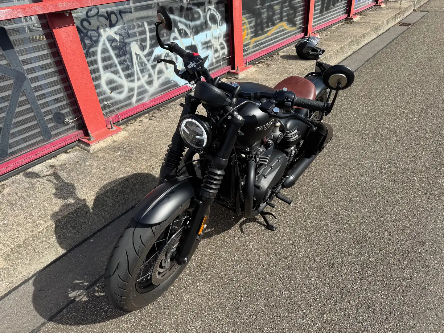 Triumph Bonneville Bobber Bonne Bobber Black Negru - 2