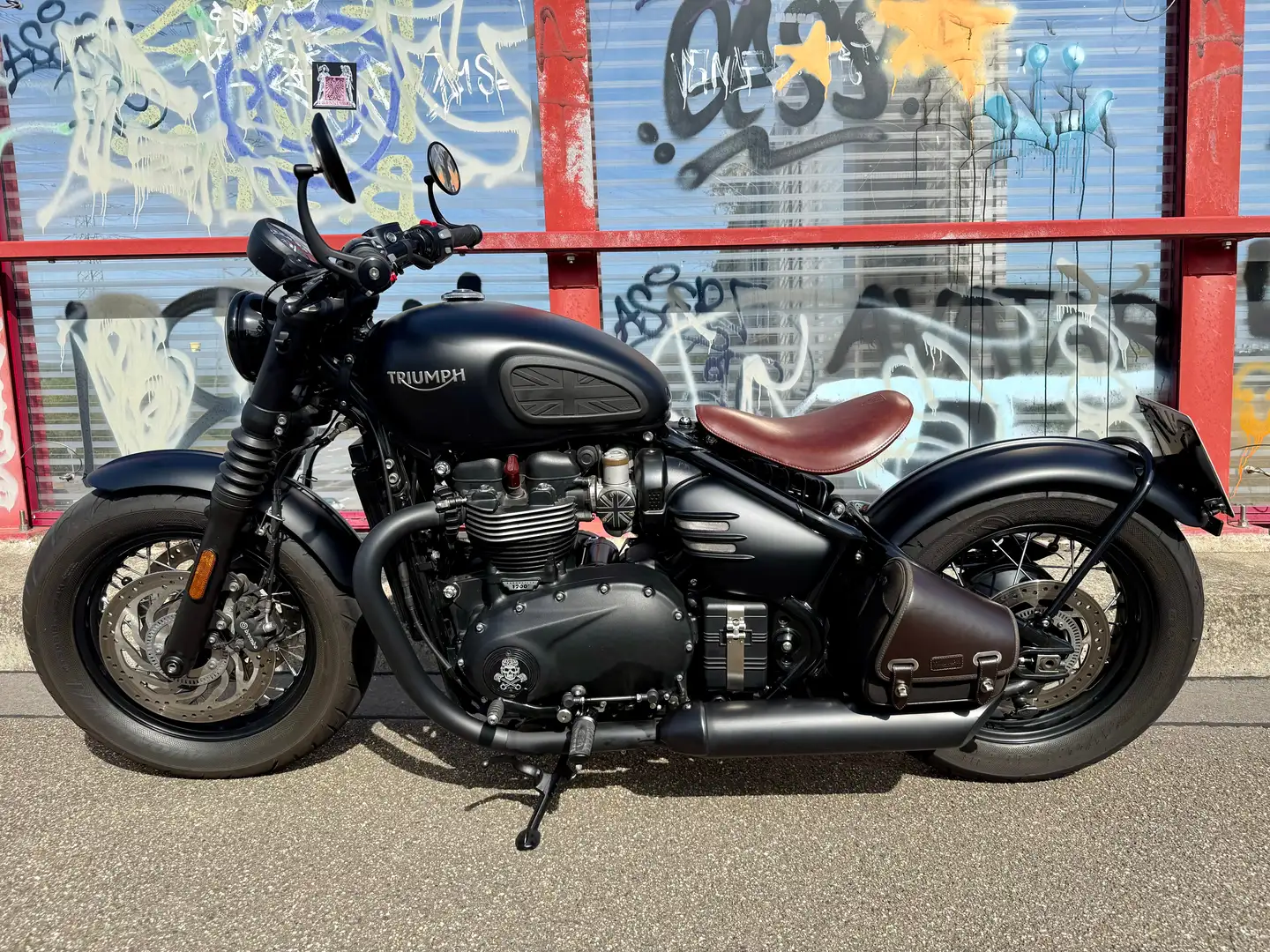Triumph Bonneville Bobber Bonne Bobber Black Negru - 1