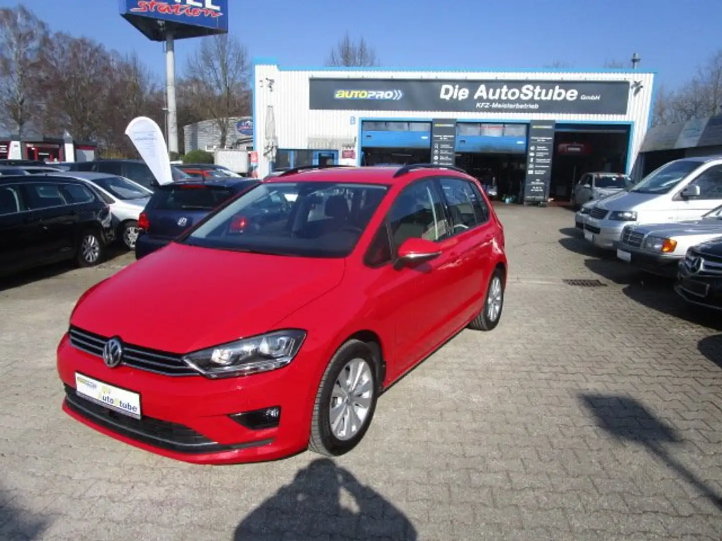 Volkswagen Golf Sportsvan Comfortline BMT/Start-Stopp Rot - 1