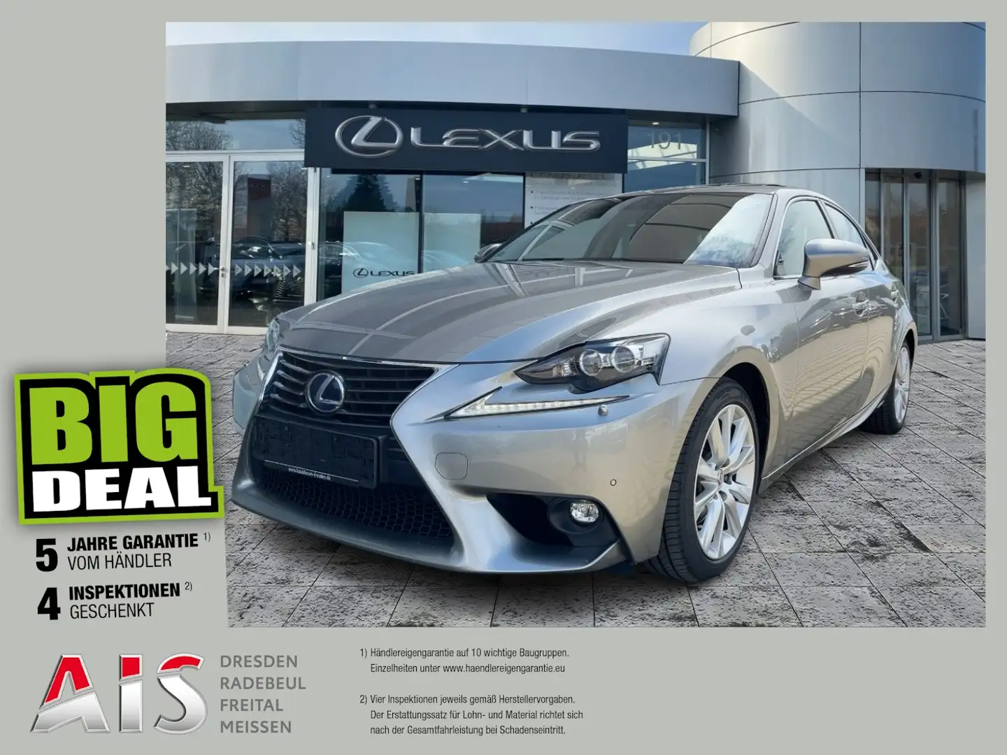 Lexus IS 300 h Luxury Line Schiebedach*Navi*KAM*DAB Срібний - 1
