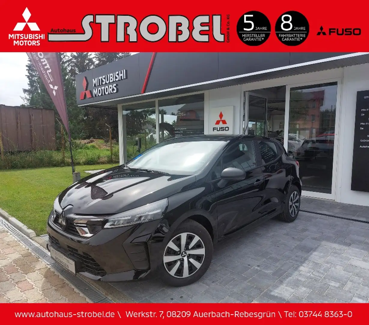 Mitsubishi Colt BASIS 1.0*LED-SCHEINWERFER*EINPARKHILFE* Schwarz - 1