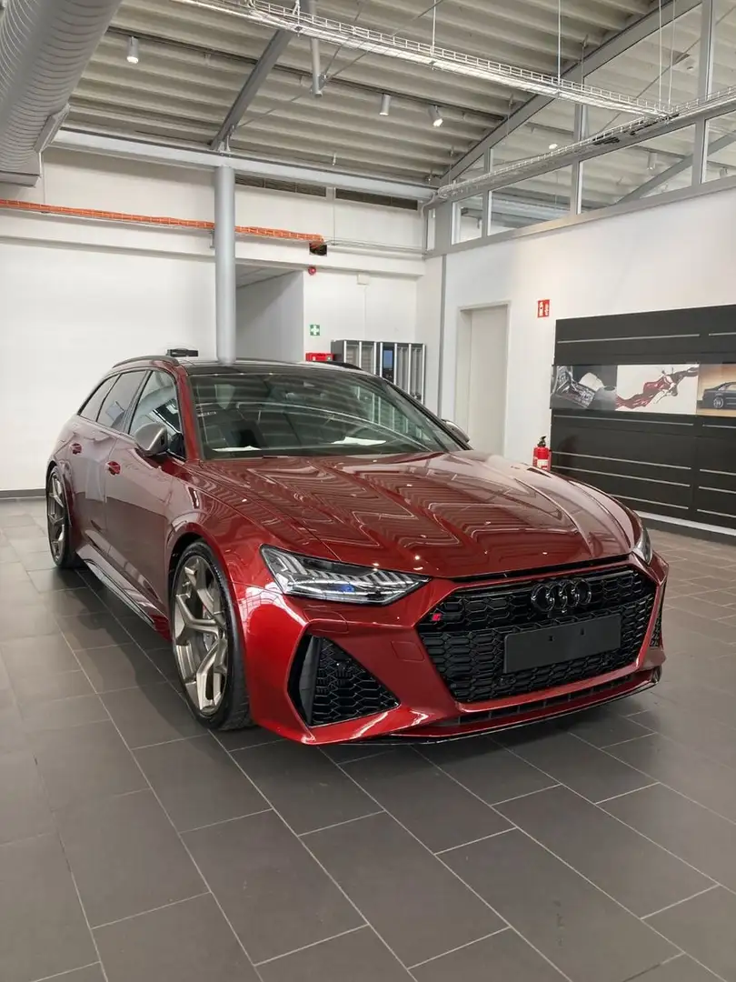 Audi RS6 performance*B&O*MATRIX*HUD*PANO*KERAMIK*305* Rojo - 2