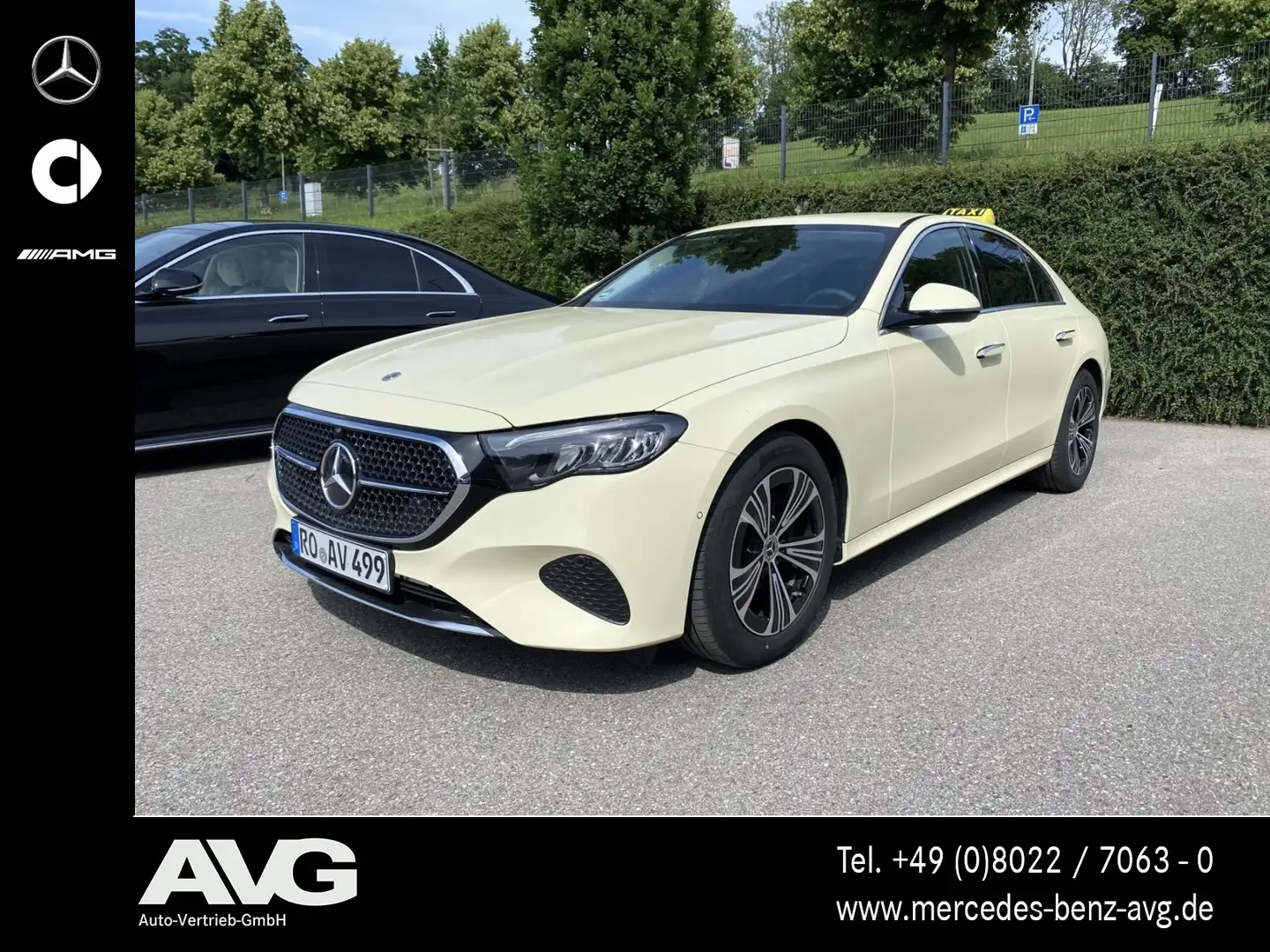Mercedes-Benz E 200 E 200 d TAXI LED Shzg Fond Sitzkomfort Taxameter Beige - 1