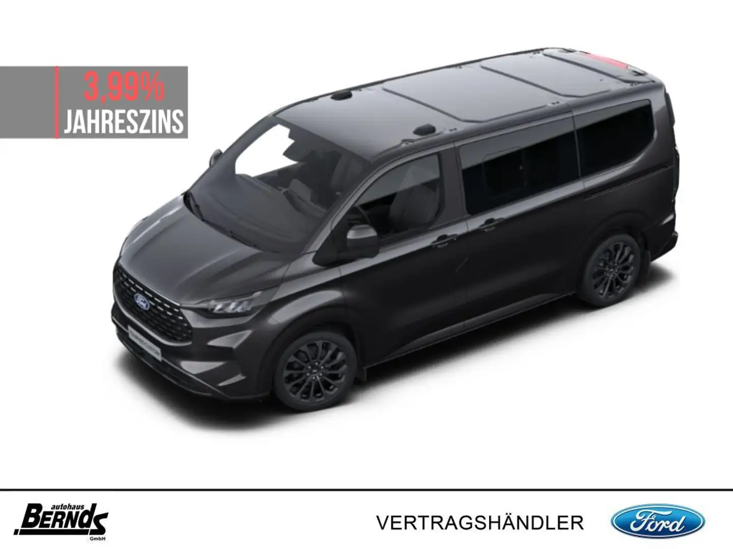 Ford Tourneo Custom Tourneo Custom 320 L1H1 Autm. TitaniumX Matrix LED Gris - 1