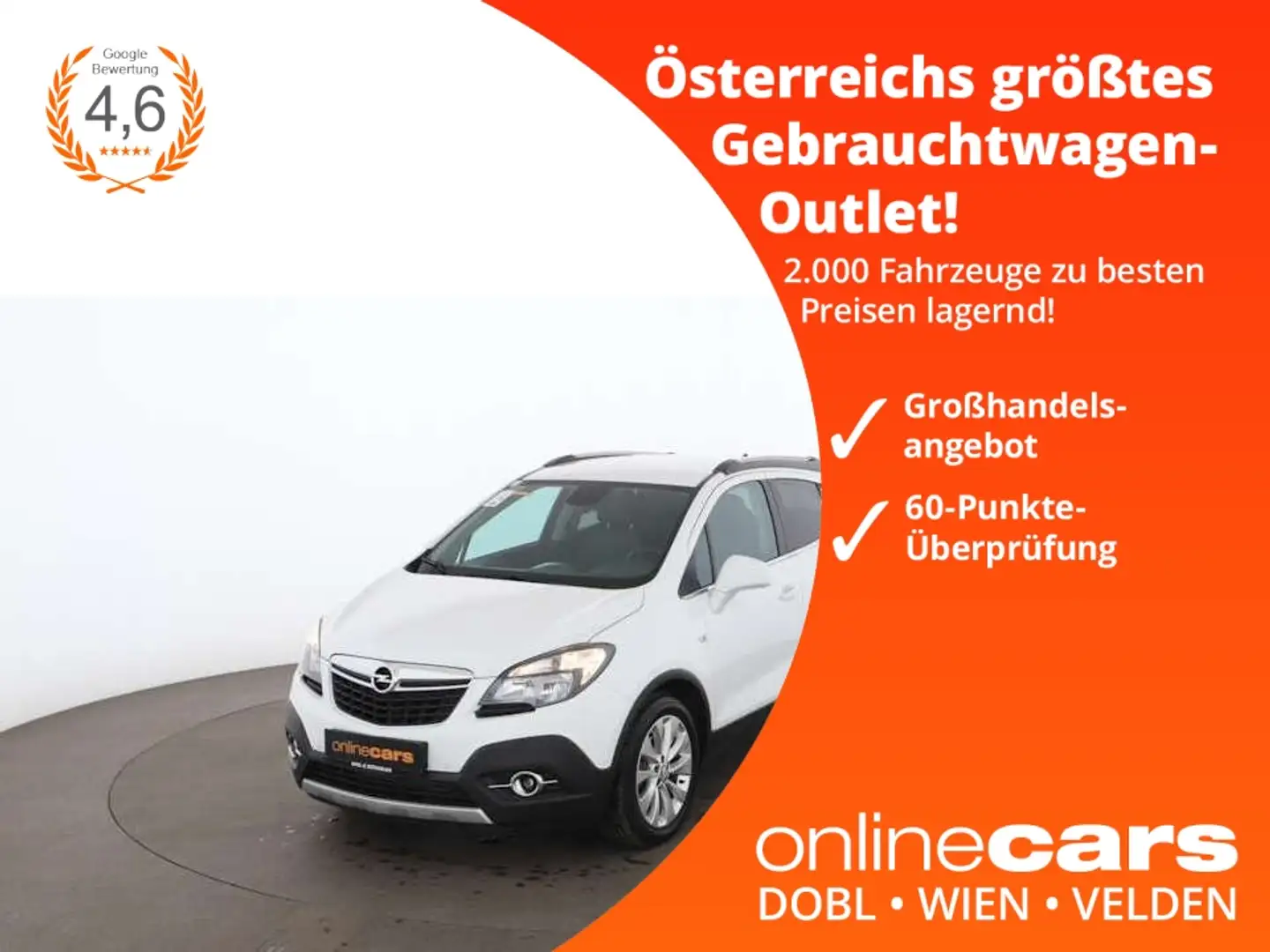 Opel Mokka 1.6 CDTI Innovation Aut LEDER TEMPOMAT PDC Weiß - 1