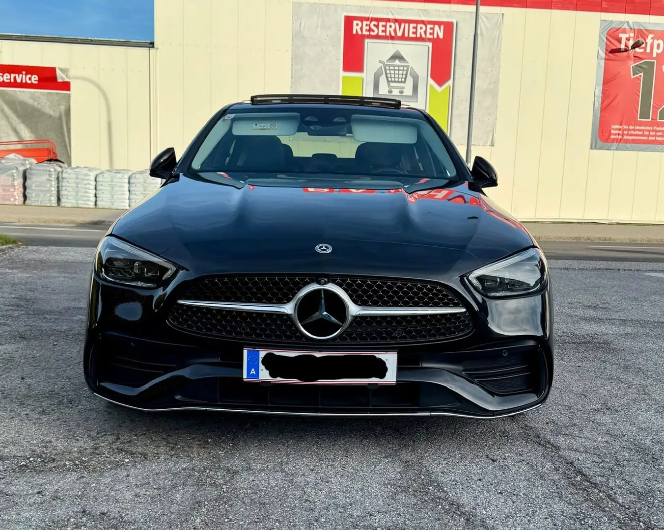 Mercedes-Benz C 220 220d 4Matic Aut. Garantie/Pano/Stdhz Schwarz - 1