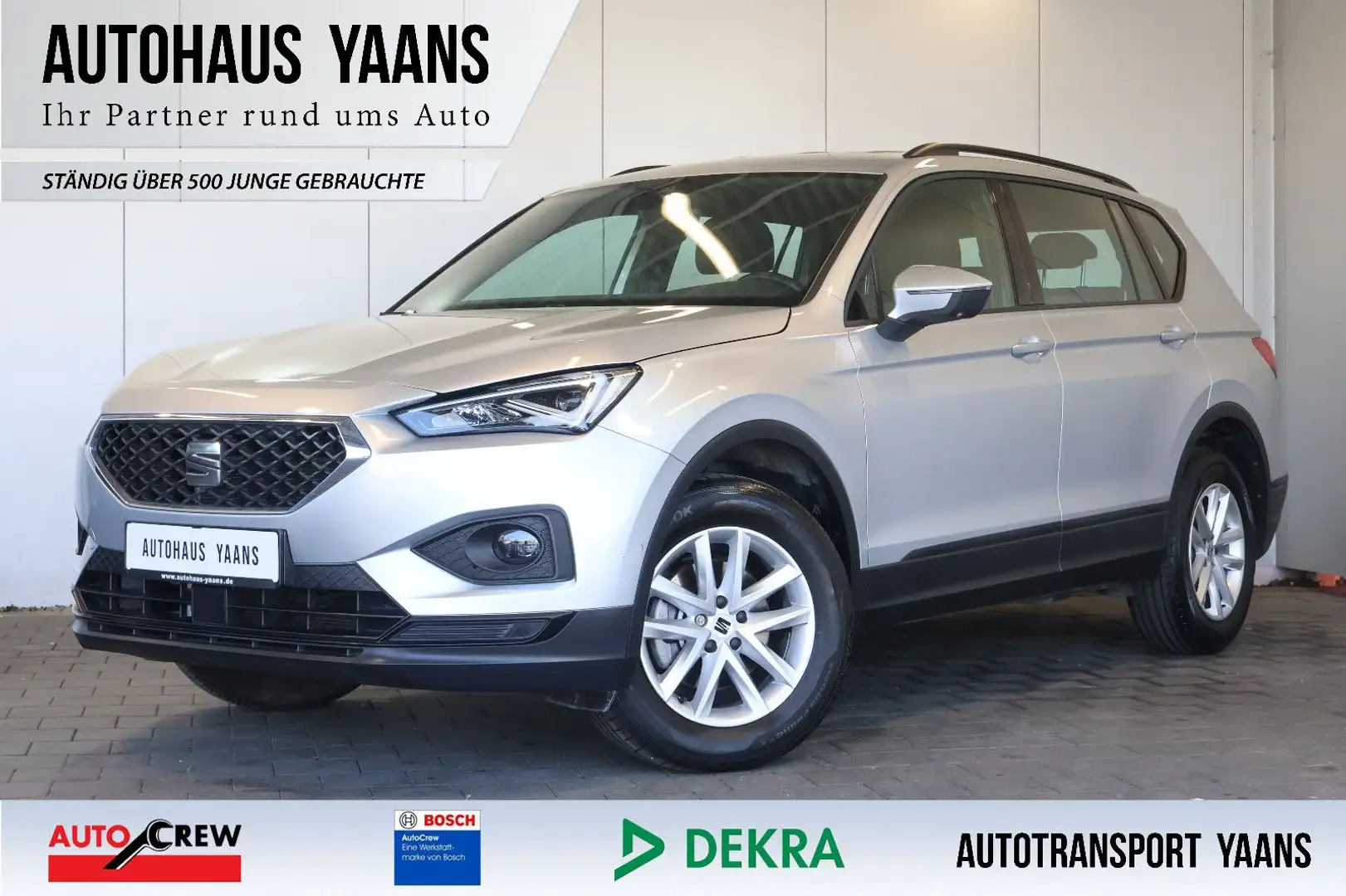 SEAT Tarraco 2.0 TDI Style AID+LANE+LED+NAVI+PDC+17" Silber - 1