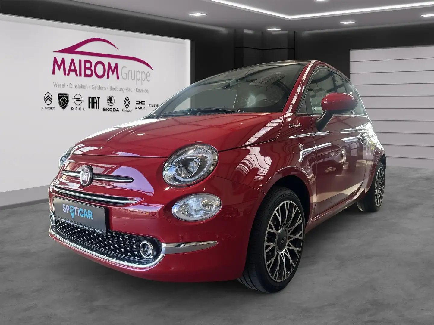 Fiat 500 Cabrio Dolcevita Hybrid ++ TOP ++ Rood - 1