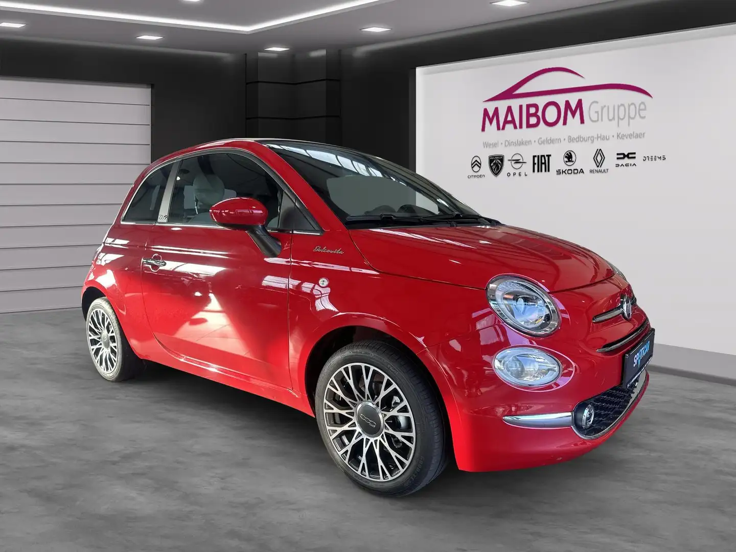 Fiat 500 Cabrio Dolcevita Hybrid ++ TOP ++ Rood - 2