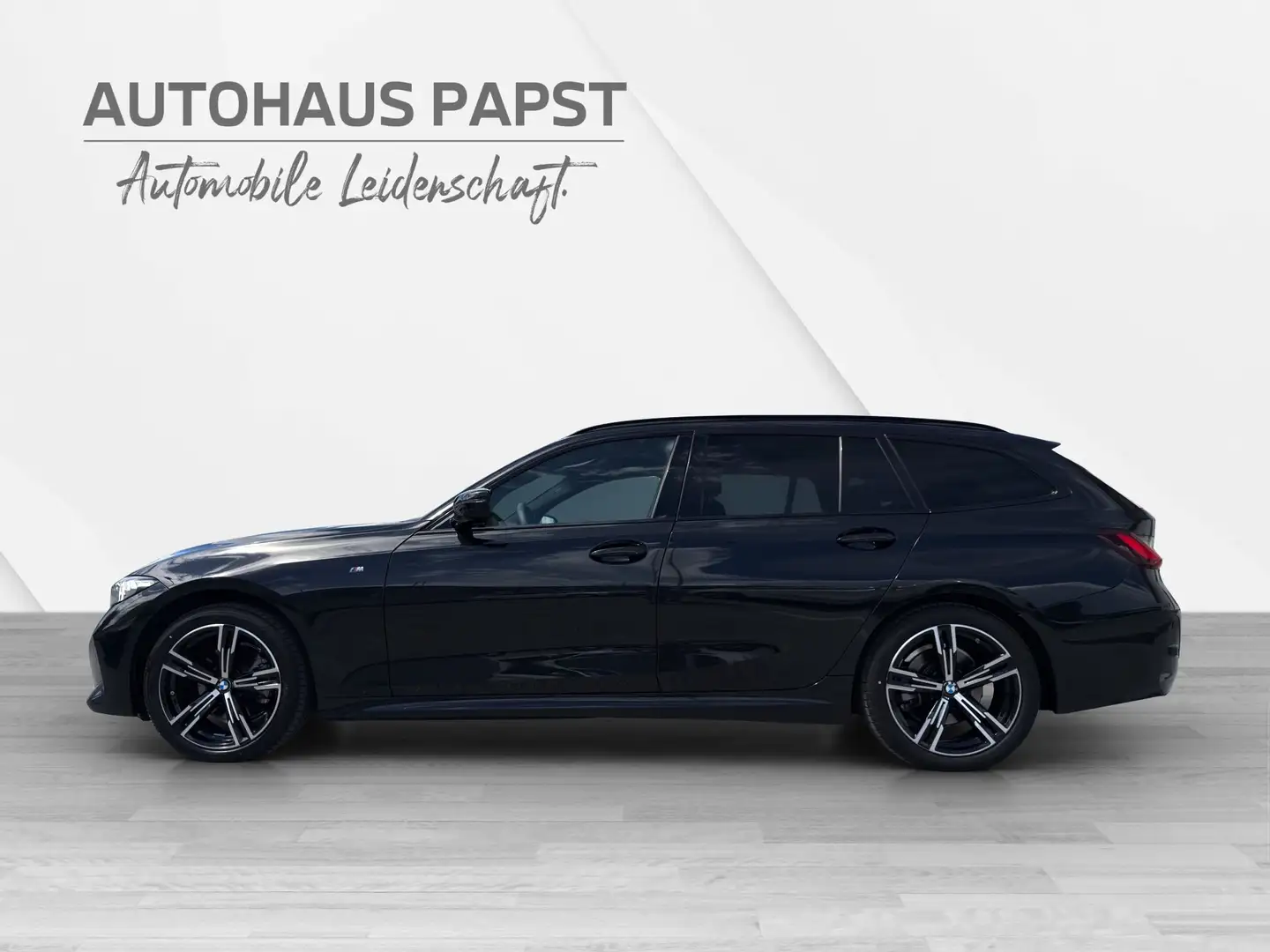 BMW 320 *** M-SPORT *** NP € 72.000 ** ABSTANDSTEMPOMAT Schwarz - 2