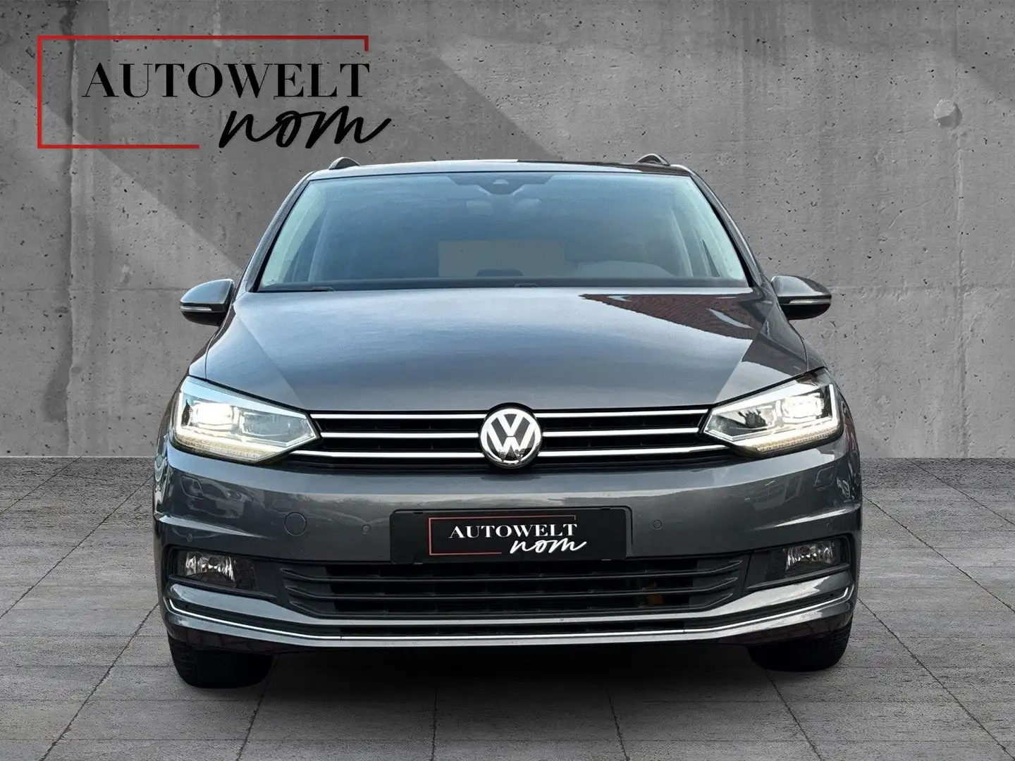 Volkswagen Touran 2.0 Highl /7-SITZ/AHK/PANO/STHZ/R-CAM/ACC Grau - 2