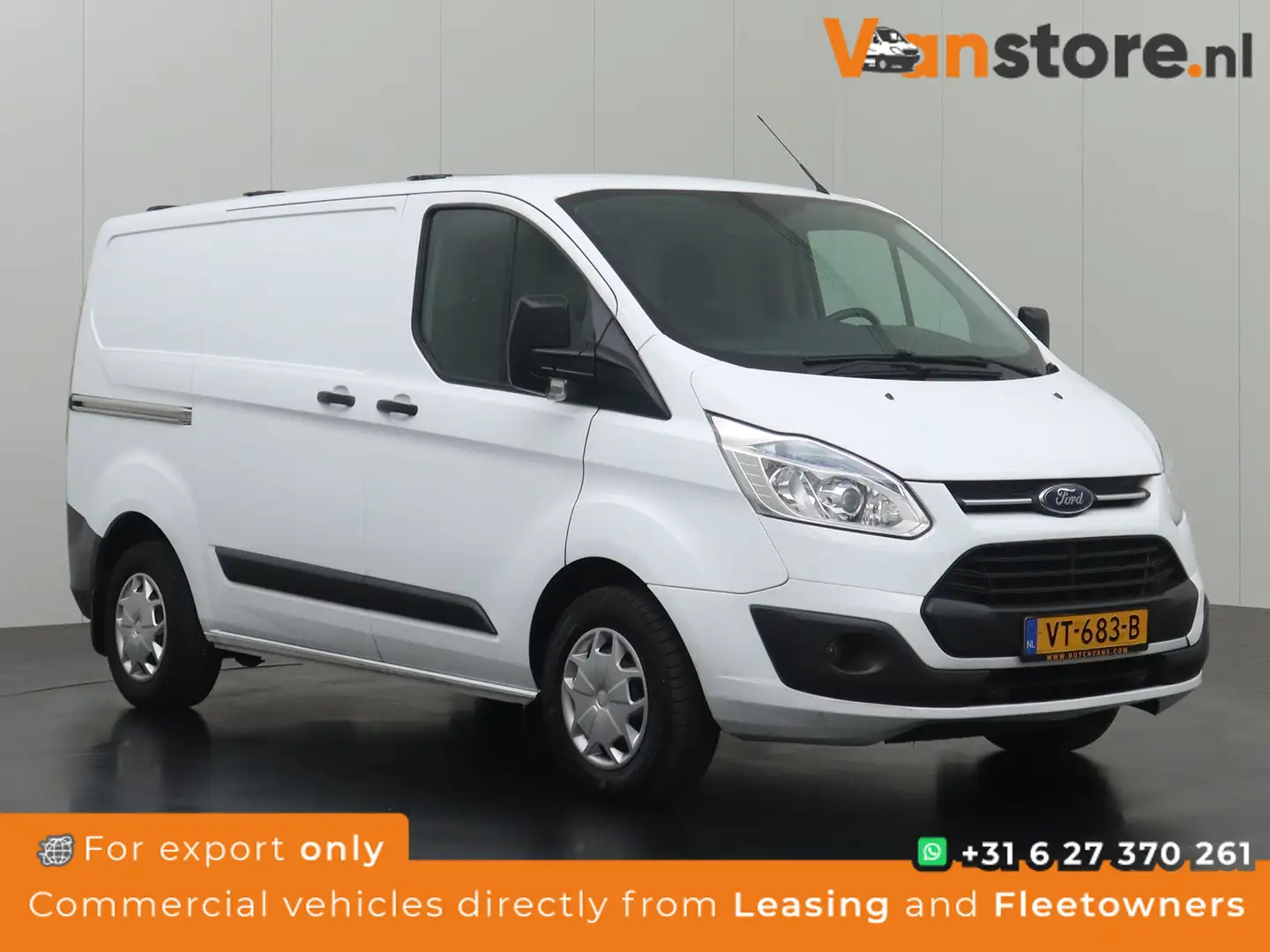 Ford Transit Custom 2.2TDCI Kastinrichting | Navigatie | Airco | 2xSch Wit - 1