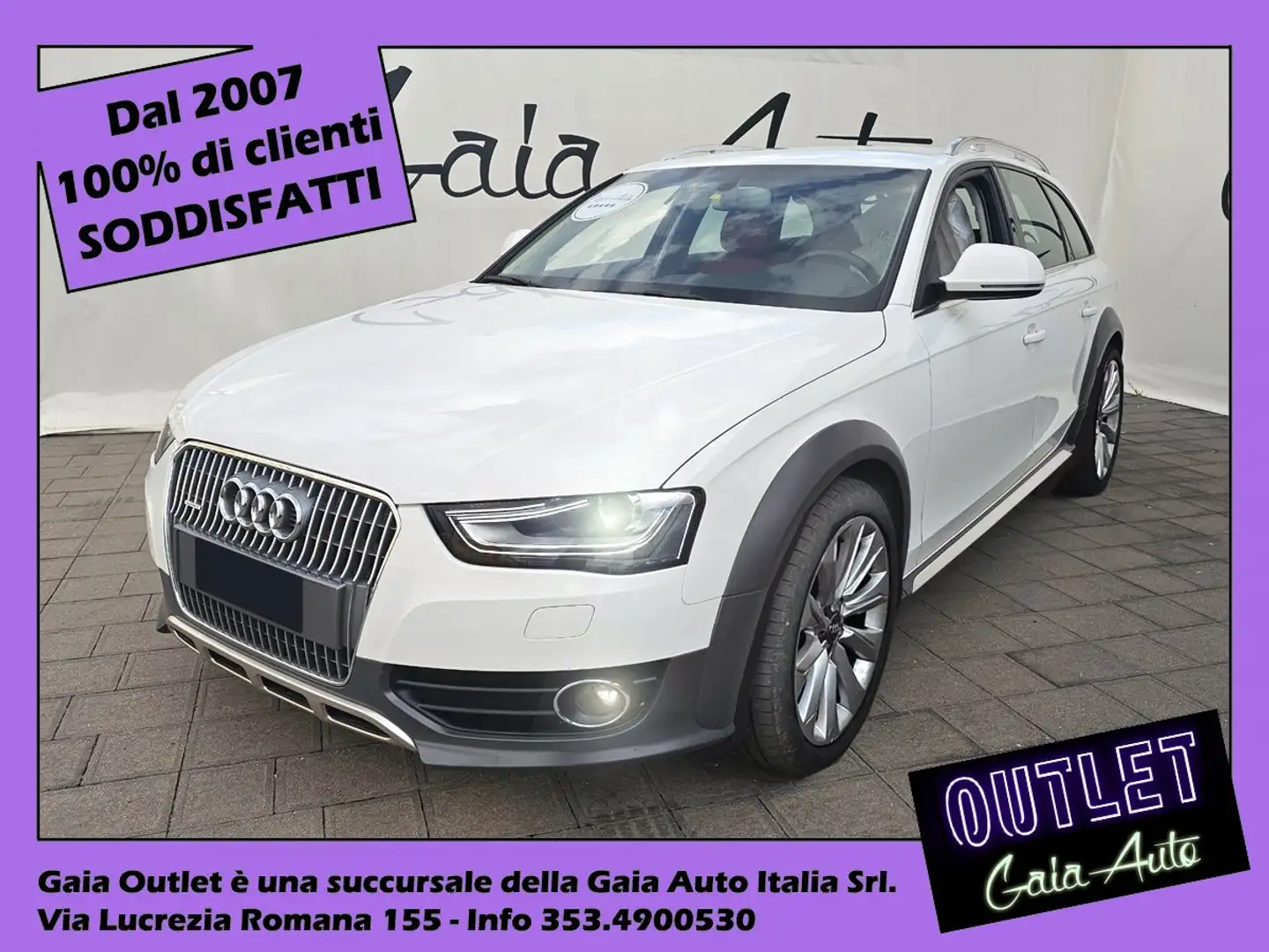 Audi A4 allroad Quattro 2.0TDI Advanced s-tronic Bianco - 1