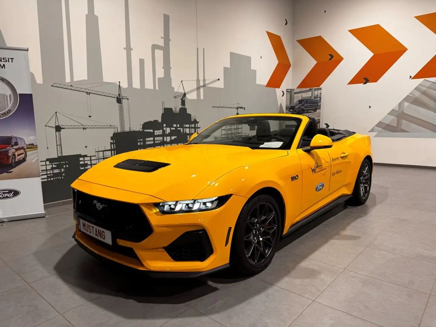 Ford Mustang Cabrio - 5.0 V8 446 pk - Manueel Geel - 1