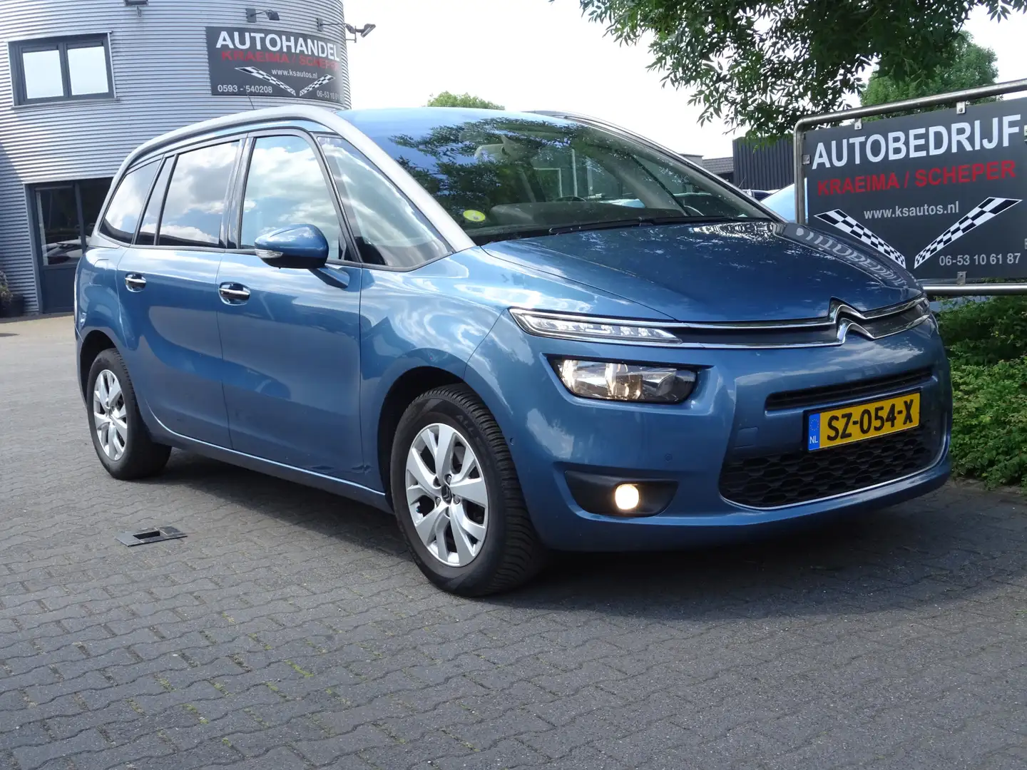 Citroen Grand C4 Picasso 1.6 HDi Intensive Bleu - 1