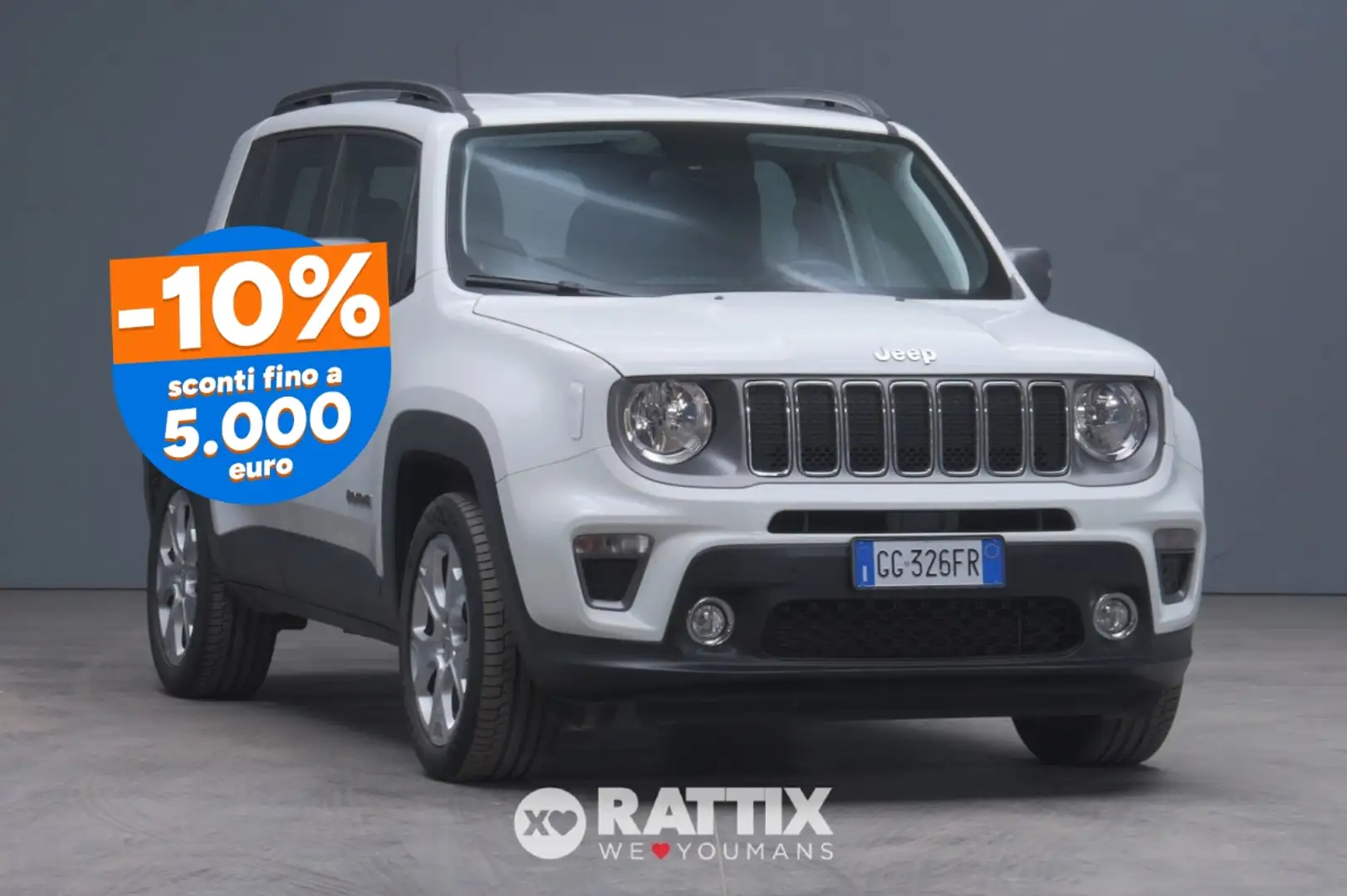 Jeep Renegade 1.3 T4 Phev Limited 4xe AT6 Bianco - 1