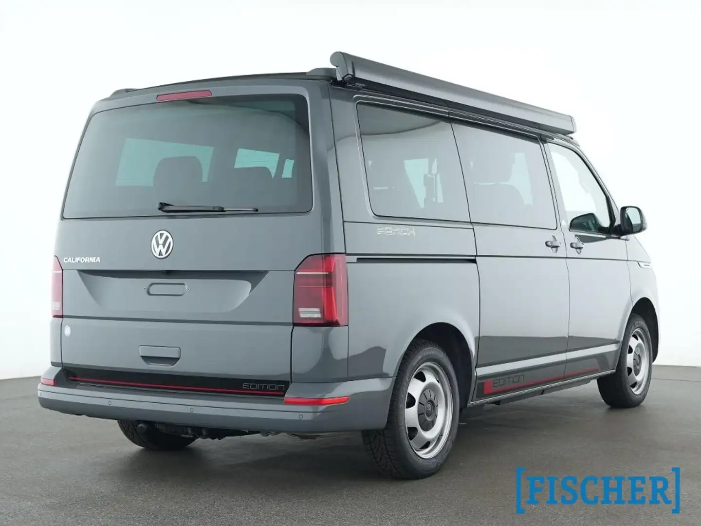 Volkswagen T6.1 California Beach 2.0TDI DSG LED AHK Navi SHZ Rear View ACC Grau - 2