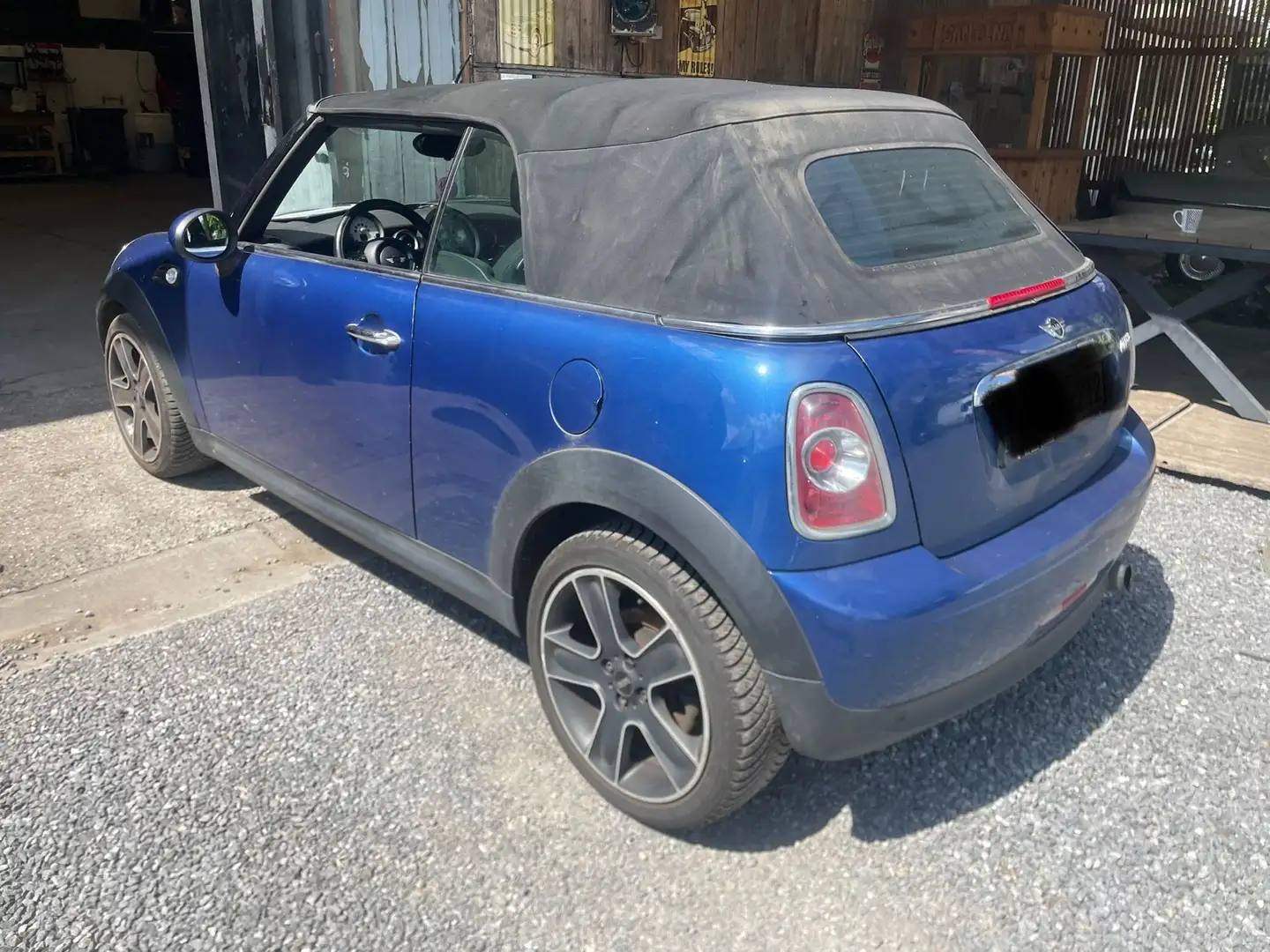 MINI Cooper D Cabrio Cabriolet 1.6 DPF Blauw - 1