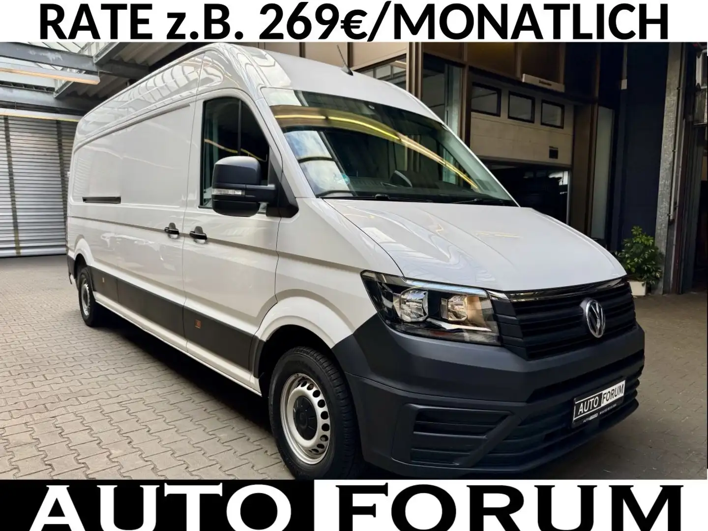 Volkswagen Crafter 2.0 TDI L4H3 LANG AHK3,5t KLIMA CAM NAVI Weiß - 1
