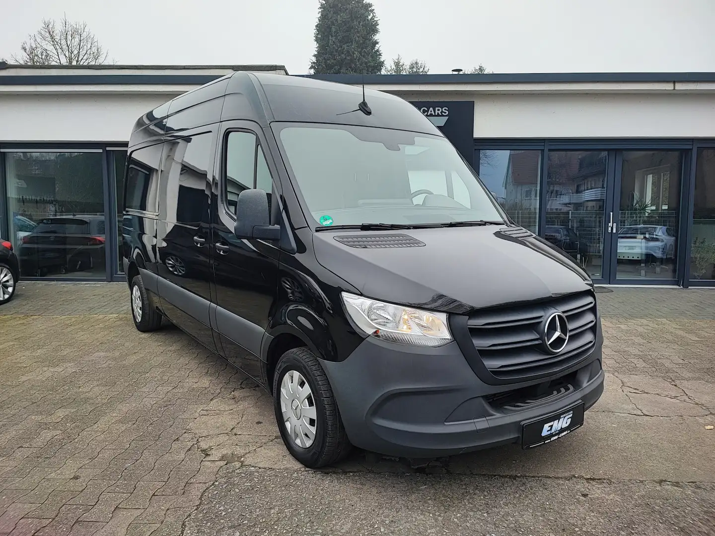 Mercedes-Benz Sprinter 214 CDI WORKER Kasten L1H2*1.HAND*KLIMA* Schwarz - 1