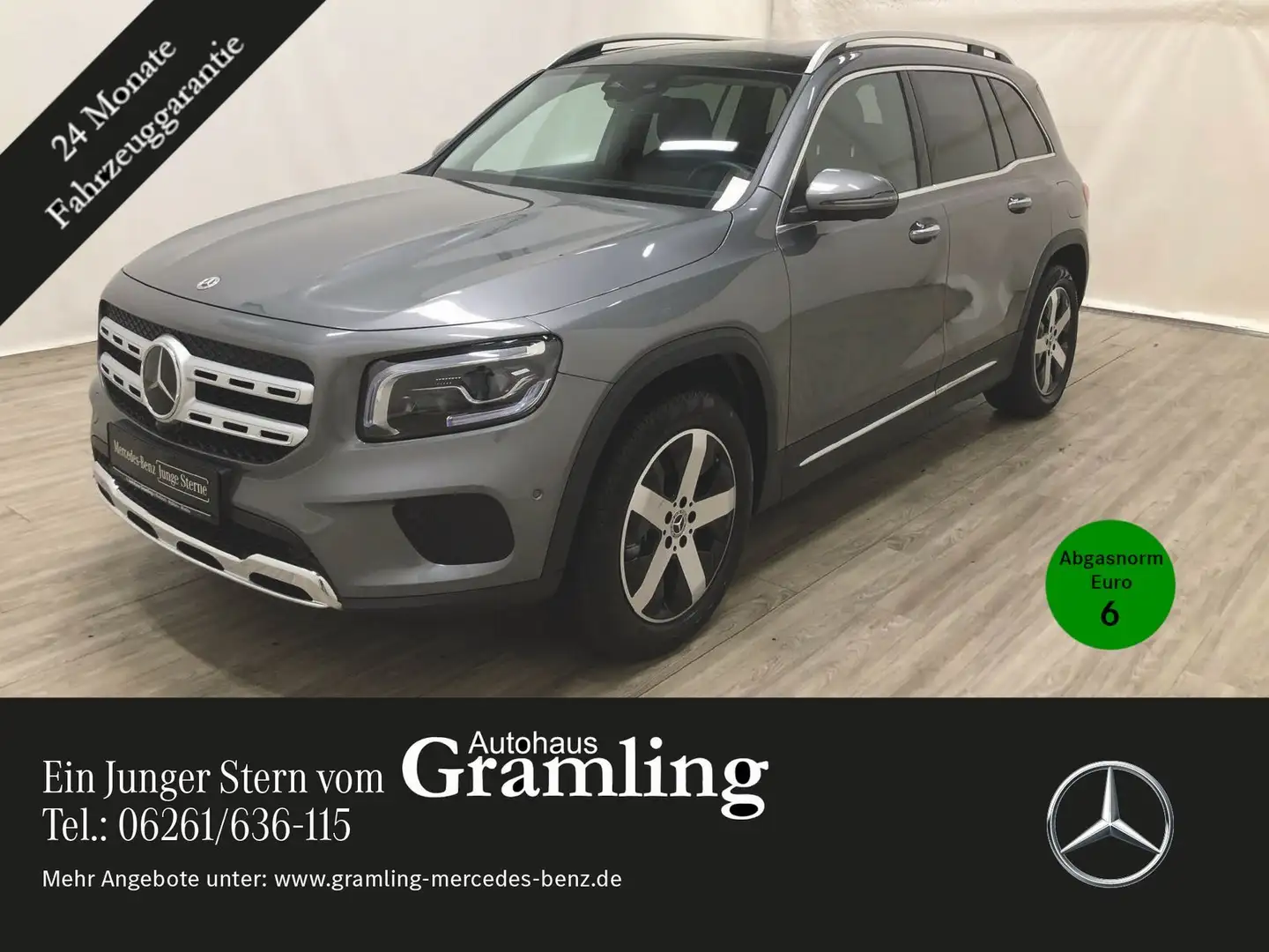 Mercedes-Benz GLB 200 Progressive 7-Sitzer Distro*Pano*AHK*HUD Grau - 1