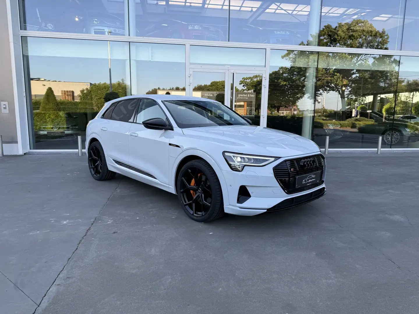 Audi e-tron 55 QUATTRO 408PK * BLACK PACK * HEAD UP * CAM * Blanc - 1