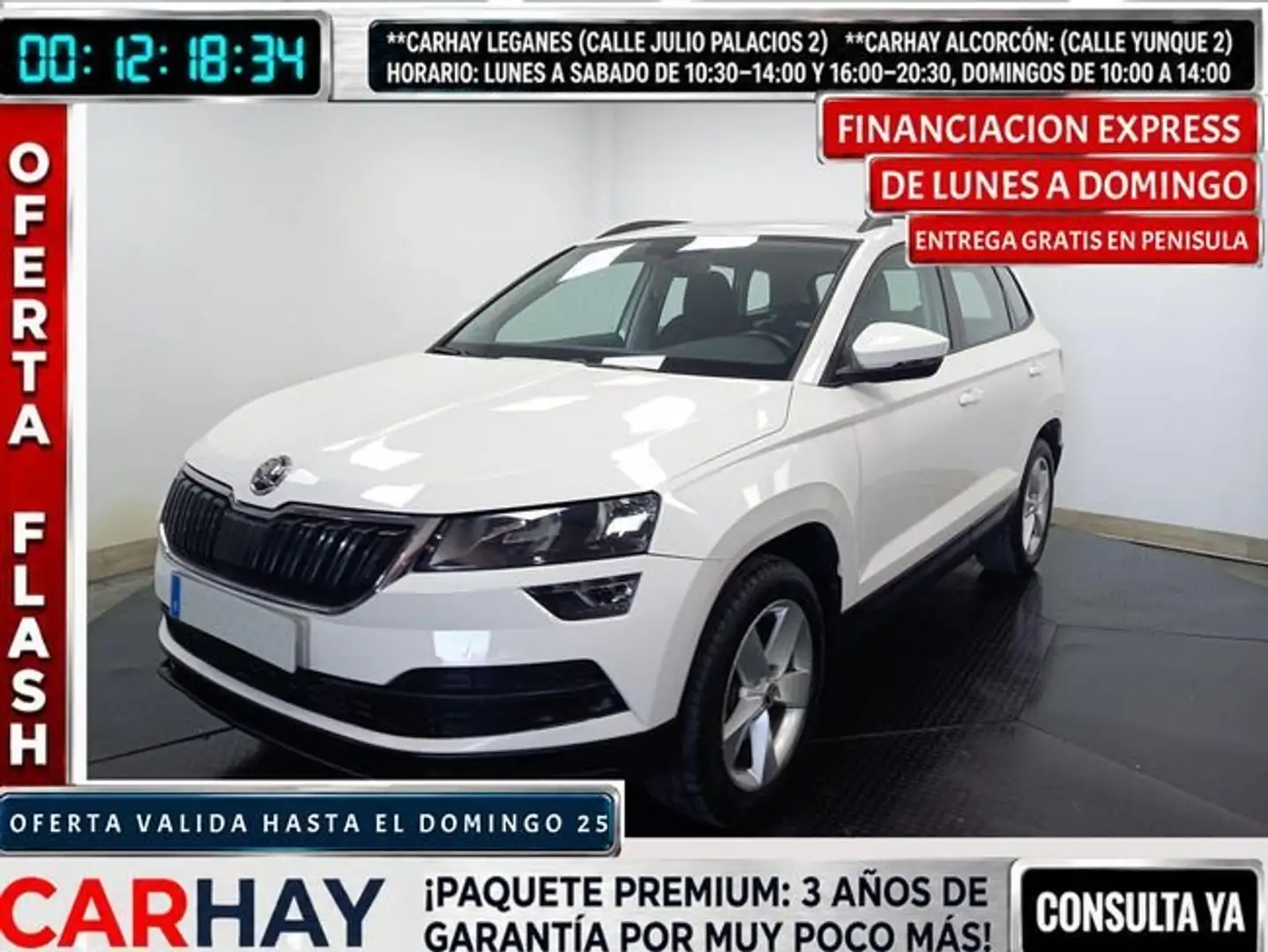 Skoda Karoq 2.0TDI AdBlue Ambition 4x4 DSG 110kW Blanco - 1