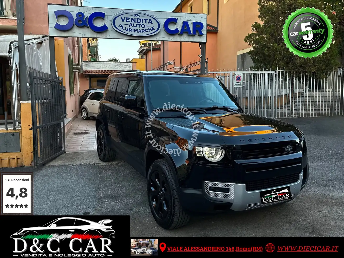 Land Rover Defender Defender VII 110 110 3.0d i6 mhev S awd 200cv auto Noir - 1