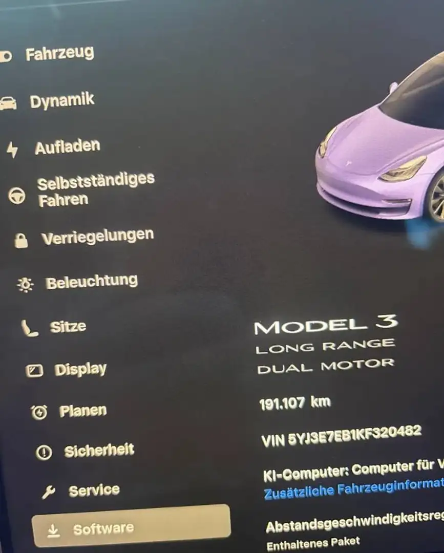 Tesla Model 3 Model 3 Long Range AWD 75kWh Grau - 2