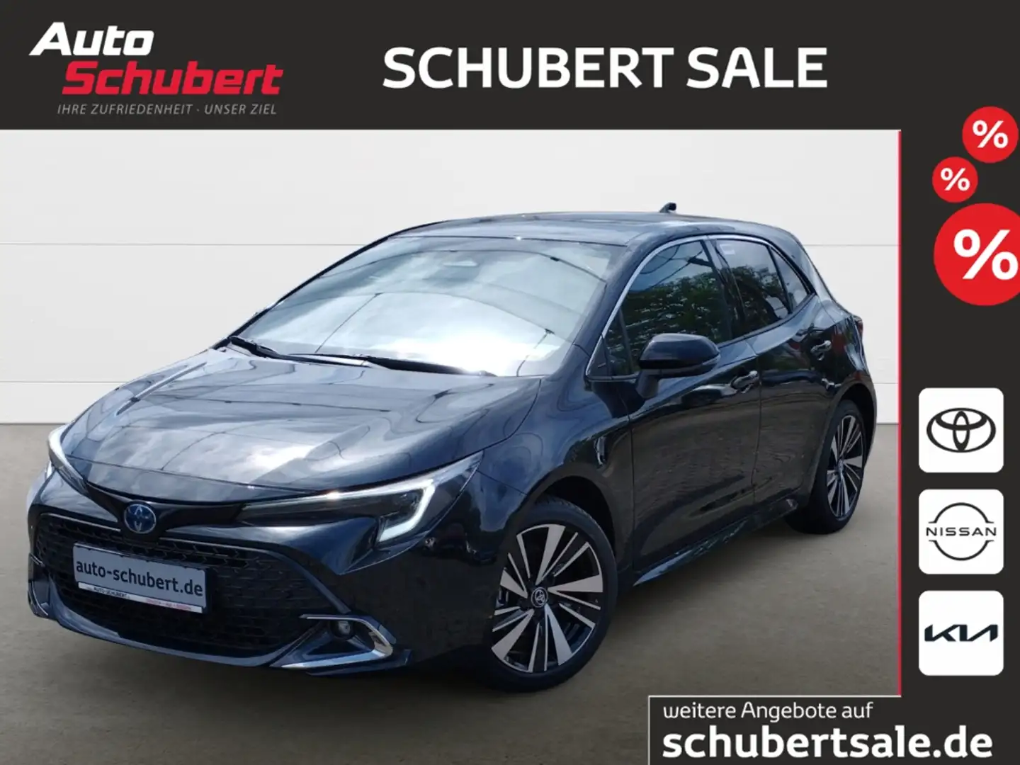 Toyota Corolla 1,8 Teamplayer NAVI+LED+AppleCarPlay Android Auto Zwart - 1