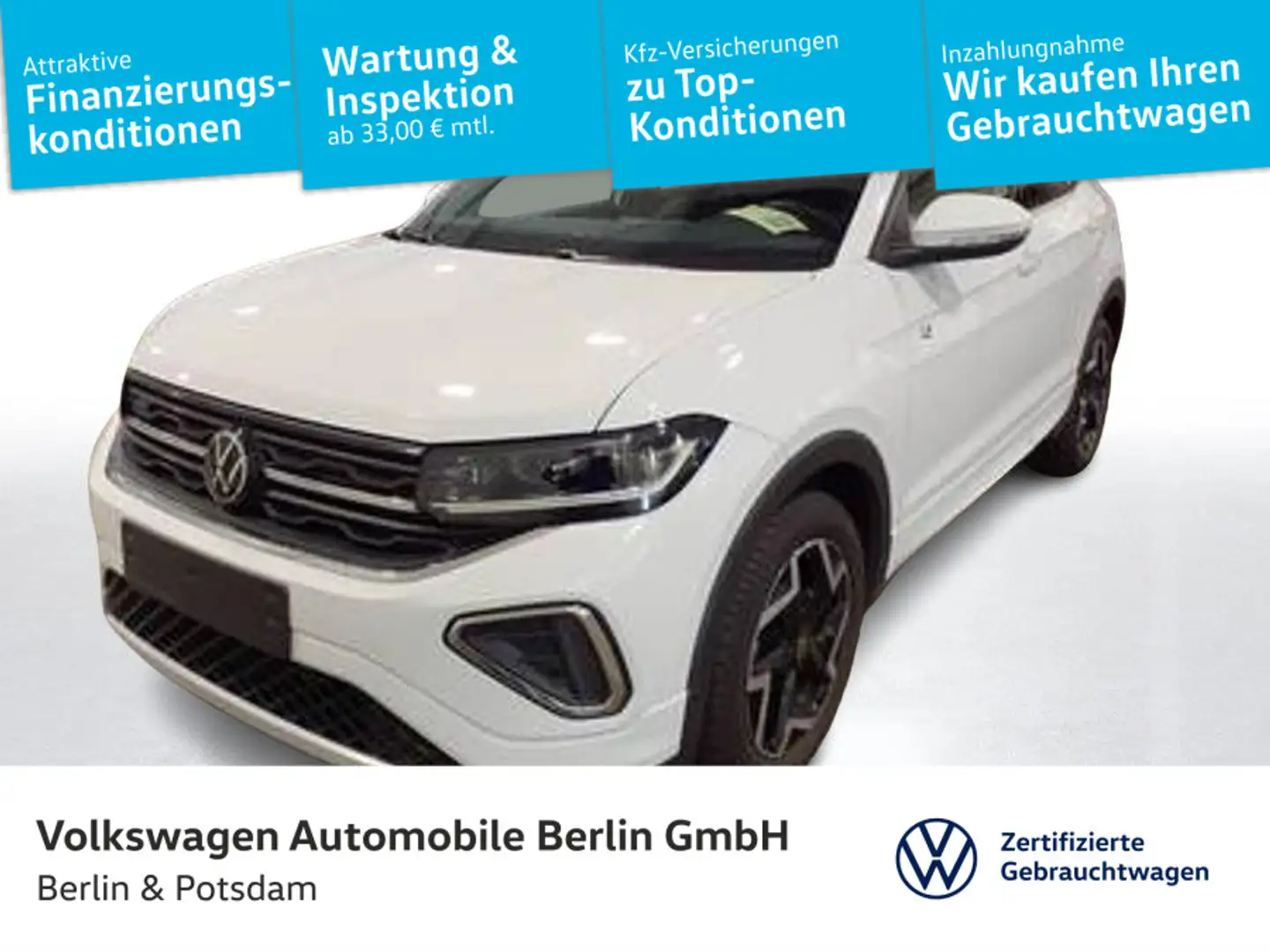 Volkswagen T-Cross 1.5 TSI R-Line Weiß - 1