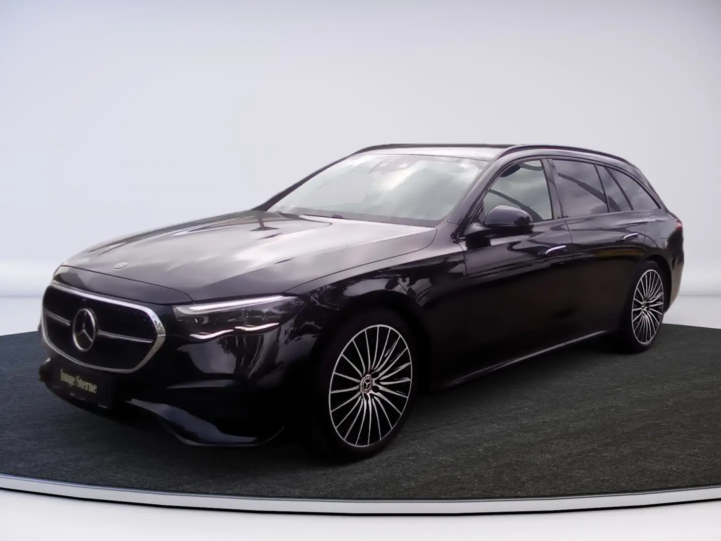 Mercedes-Benz E 300 de 4MATIC TvHybrid 2xKlima 360 ACC AHK LM Schwarz - 2