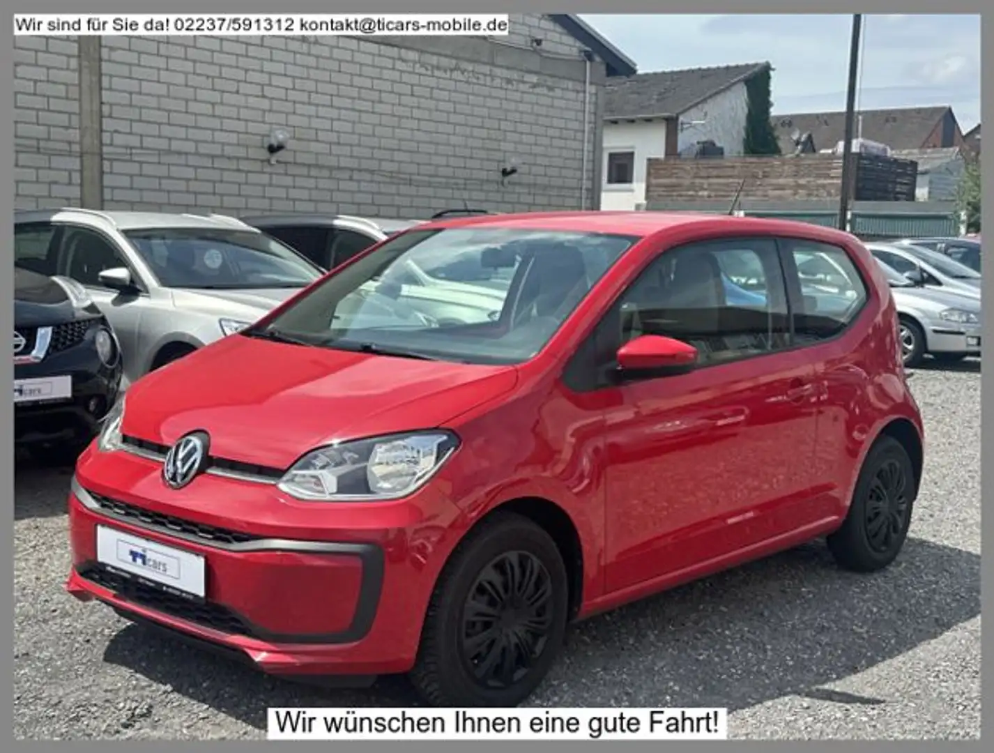 Volkswagen up! move *1.Hand,70.000KM,Klima,,Allwetter* Rot - 1