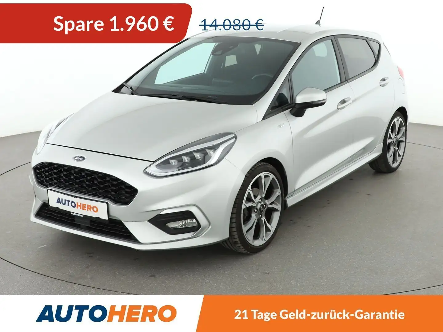 Ford Fiesta 1.0 EcoBoost ST-Line*NAVI*LED*TEMPO*PDC* Grau - 1