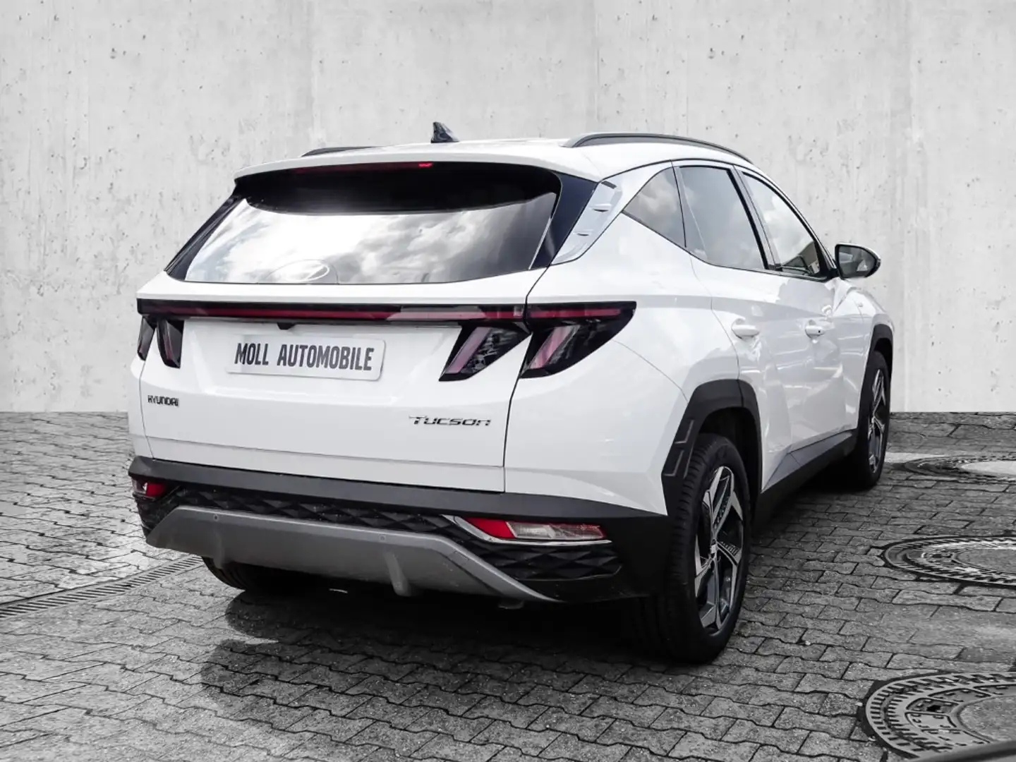 Hyundai TUCSON Prime Mild-Hybrid 2WD 1.6 T-GDI Assist.-Paket Weiß - 2