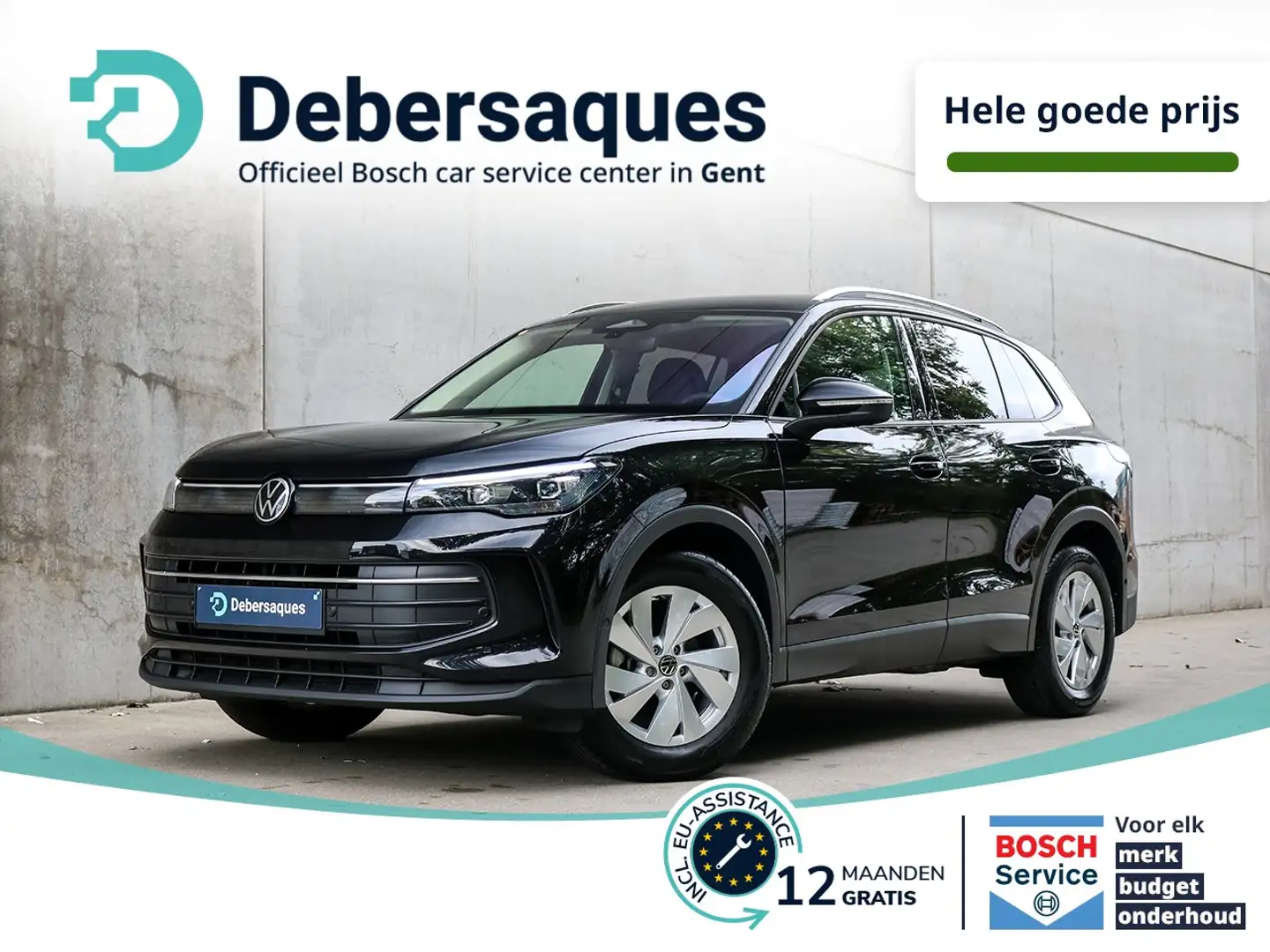 Volkswagen Tiguan 1.5 eTSI DSG LIFE MATRIX LED TREKHAAK Zwart - 1
