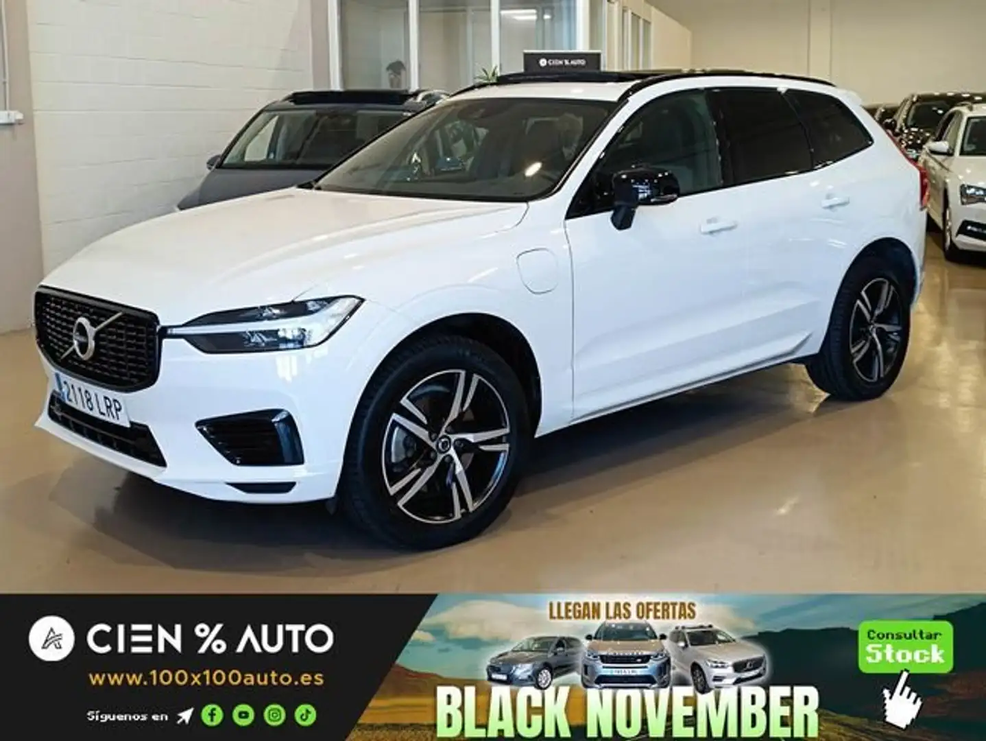 Volvo XC60 T6 Twin Recharge R-Design Blanc - 1