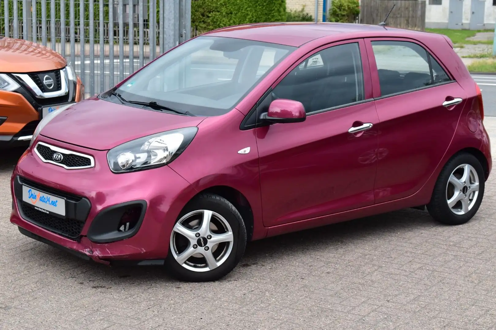 Kia Picanto Edition 7 Klima| TÜV| El.Fh|BC|ZV|Euro 5 Violett - 1