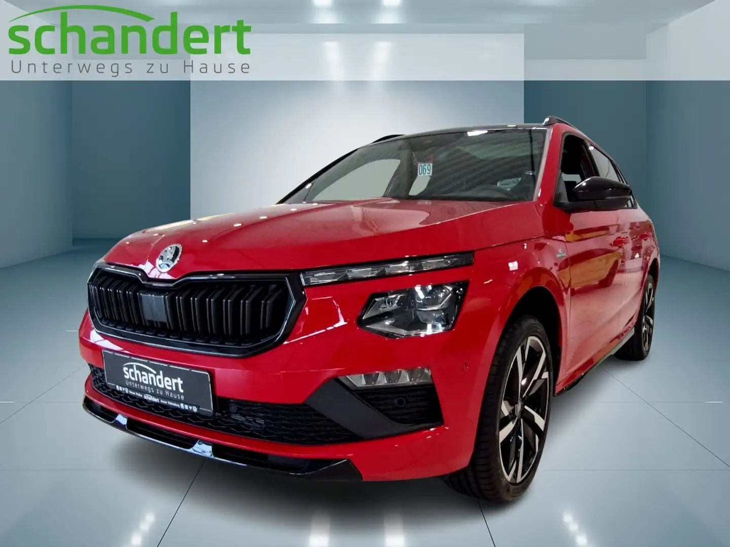 Skoda Kamiq 1.0 TSI Monte Carlo DSG Matrix Nav Pano AHK Rot - 1