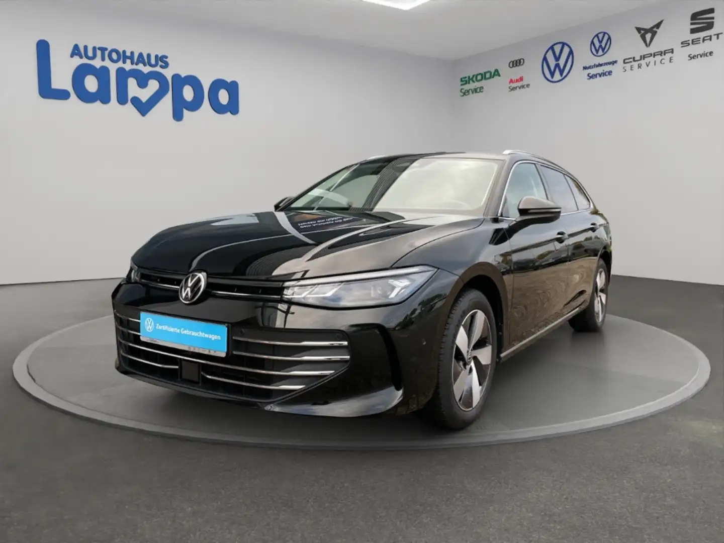 Volkswagen Passat Business 1.5 eTSI DSG ACC, AHK, RFK, SHZ Schwarz - 2