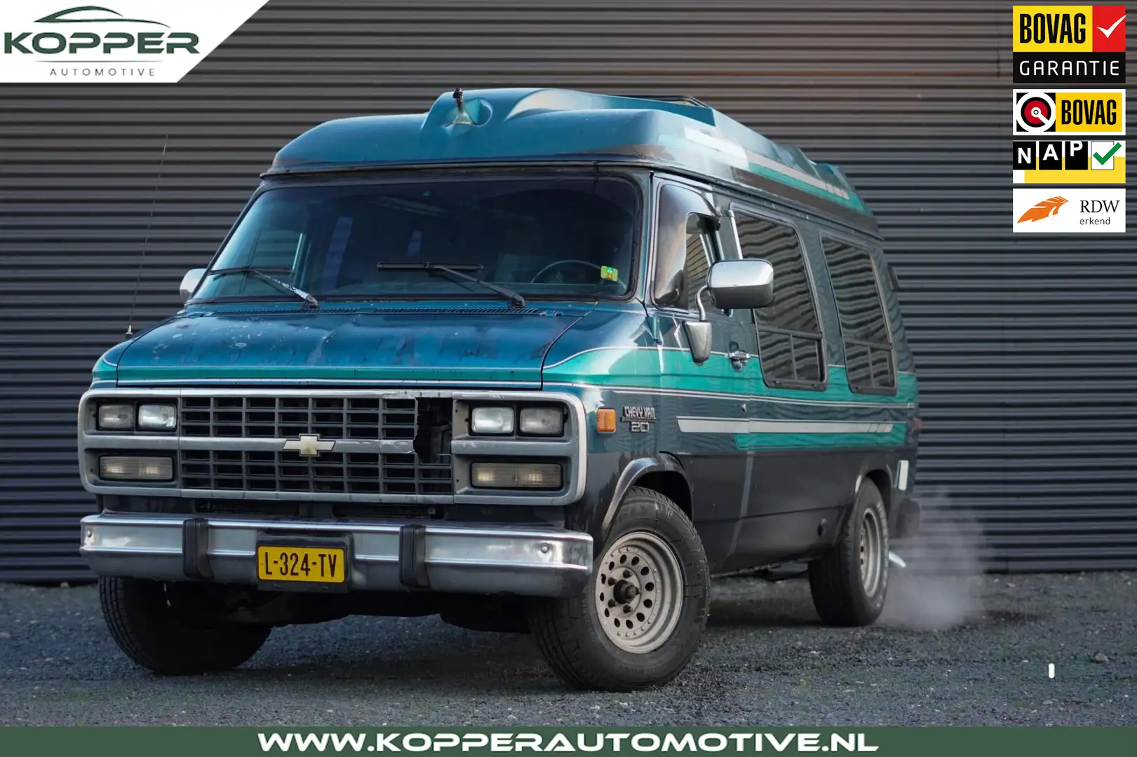 Sonstige Marken Chevrolet CHEVY 20 GLOBEMASTER / Camper / LPG / Pr Grün - 1
