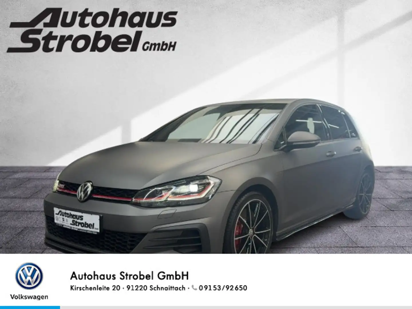 Volkswagen Golf GTI Golf VII GTI TCR 2.0 TSI DSG ACC AKRAPOVIC Navi Gris - 1