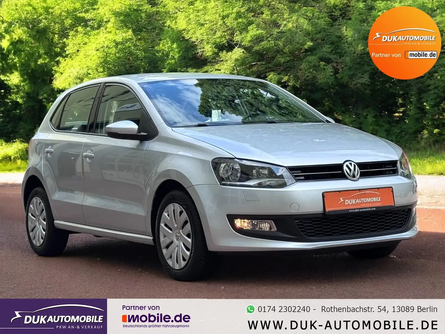 Volkswagen Polo V Comfortline Silber - 1