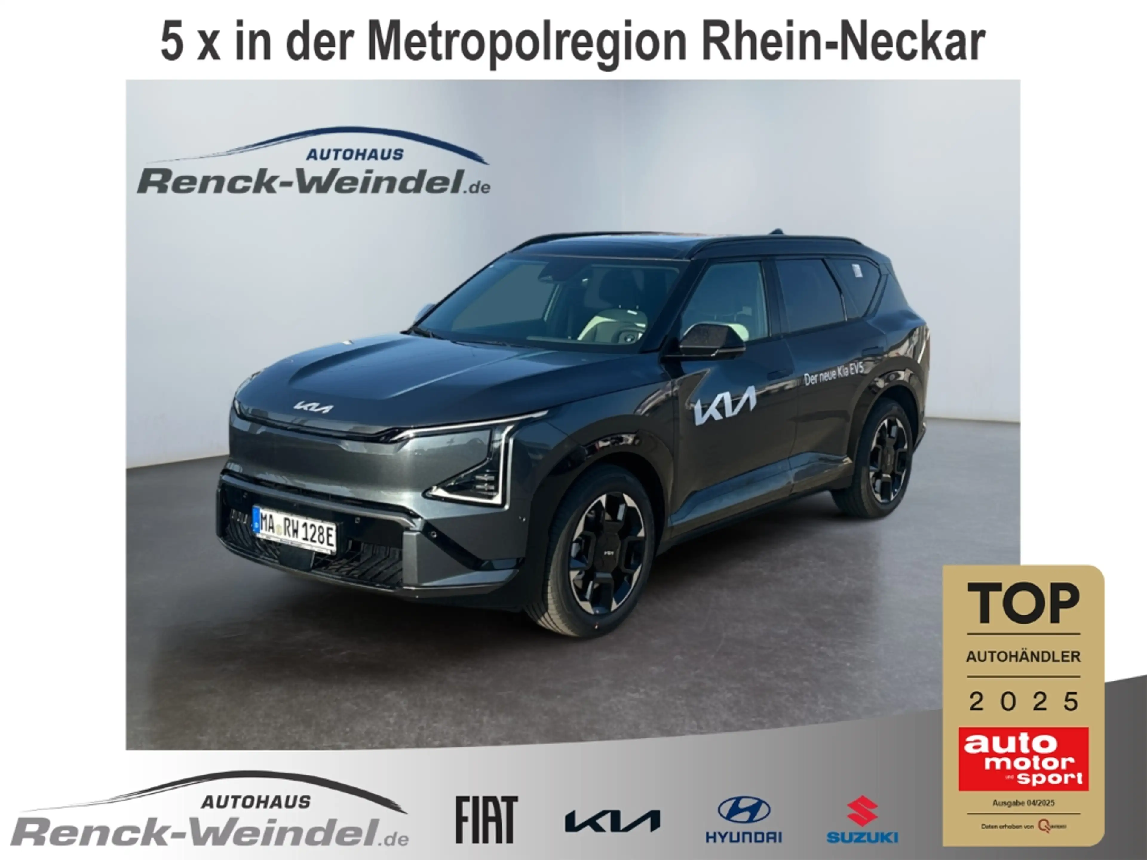 Kia EV5 GT-Line 2WD HUD Navi Totwinkelassistent Apple CarP